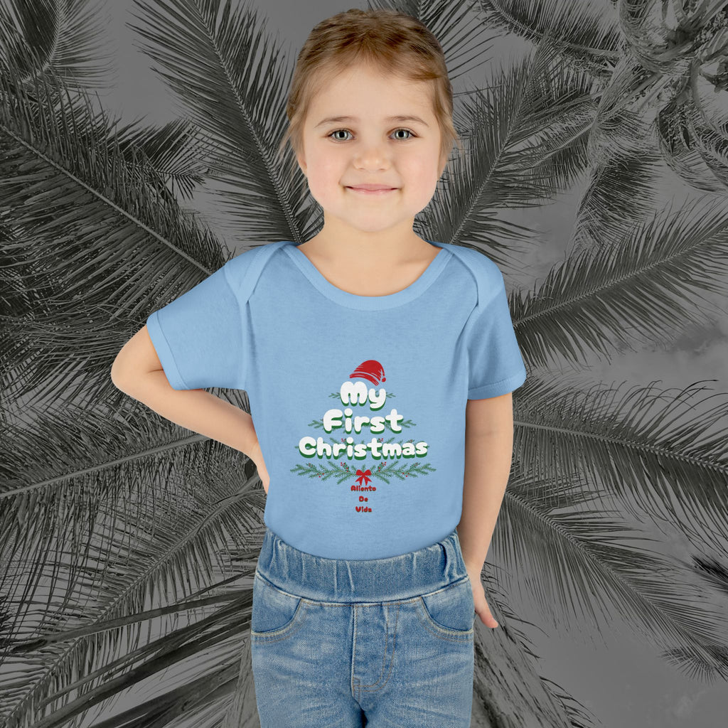 Tiny Claus in Training - (UNISEX) Baby Bodysuit / Infant Onesie - Aliento De Vida