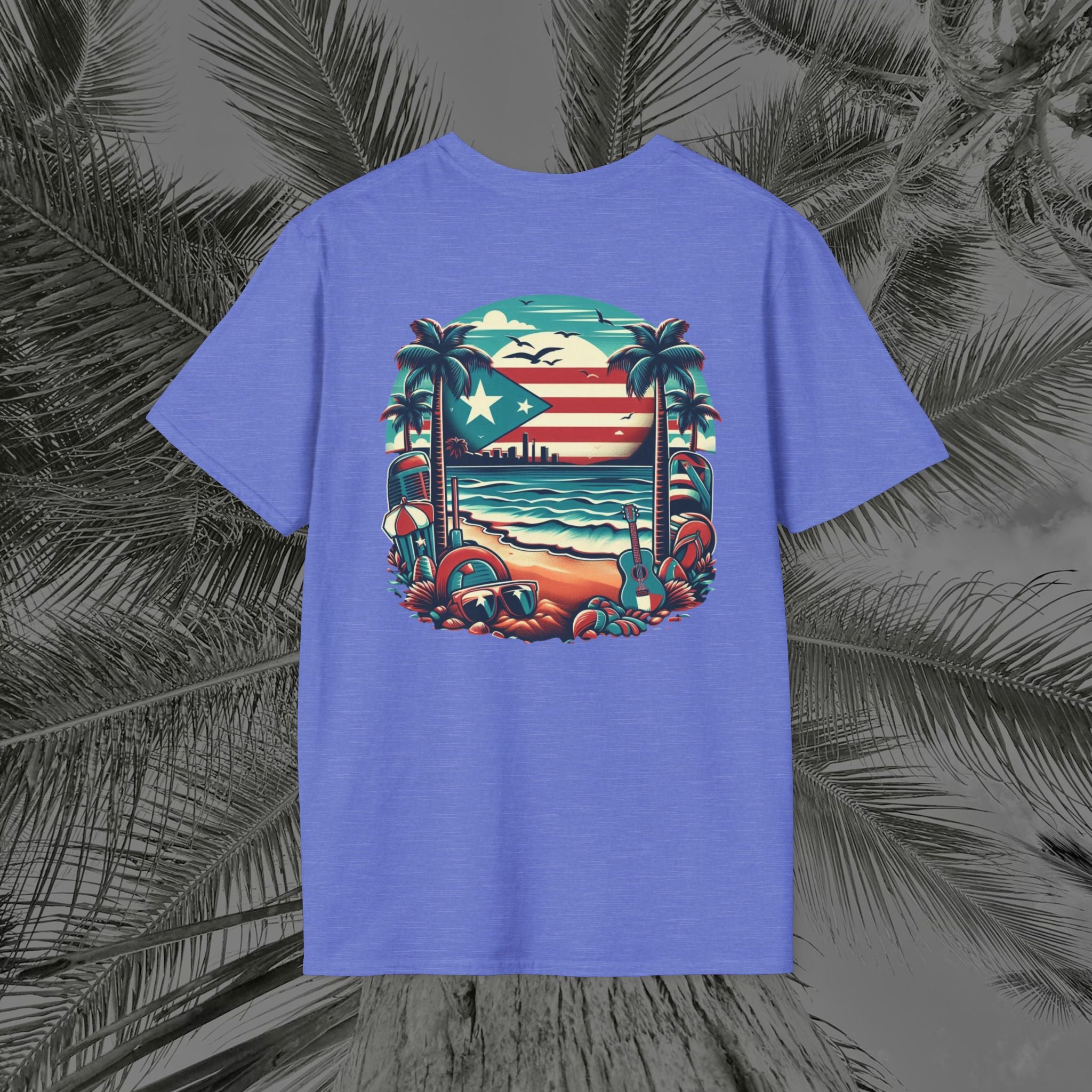 A Slice of Paradise - PR COLLECTION - (UNISEX) Soft style T-Shirt - Aliento De Vida