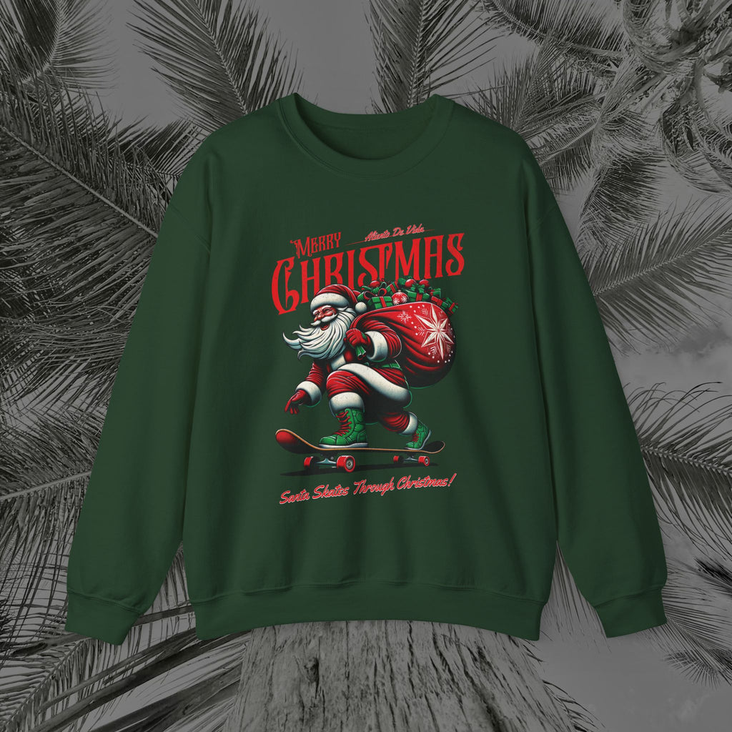 Merry Kickmas - (UNISEX) Cozy Crewneck Sweatshirt - Aliento De Vida