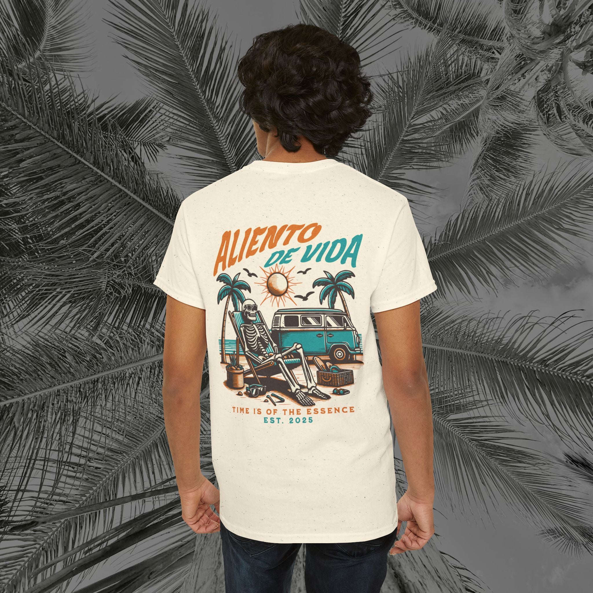 Beach, Please—I’m Dead - (UNISEX) Heavy Cotton T-Shirt - Aliento De Vida