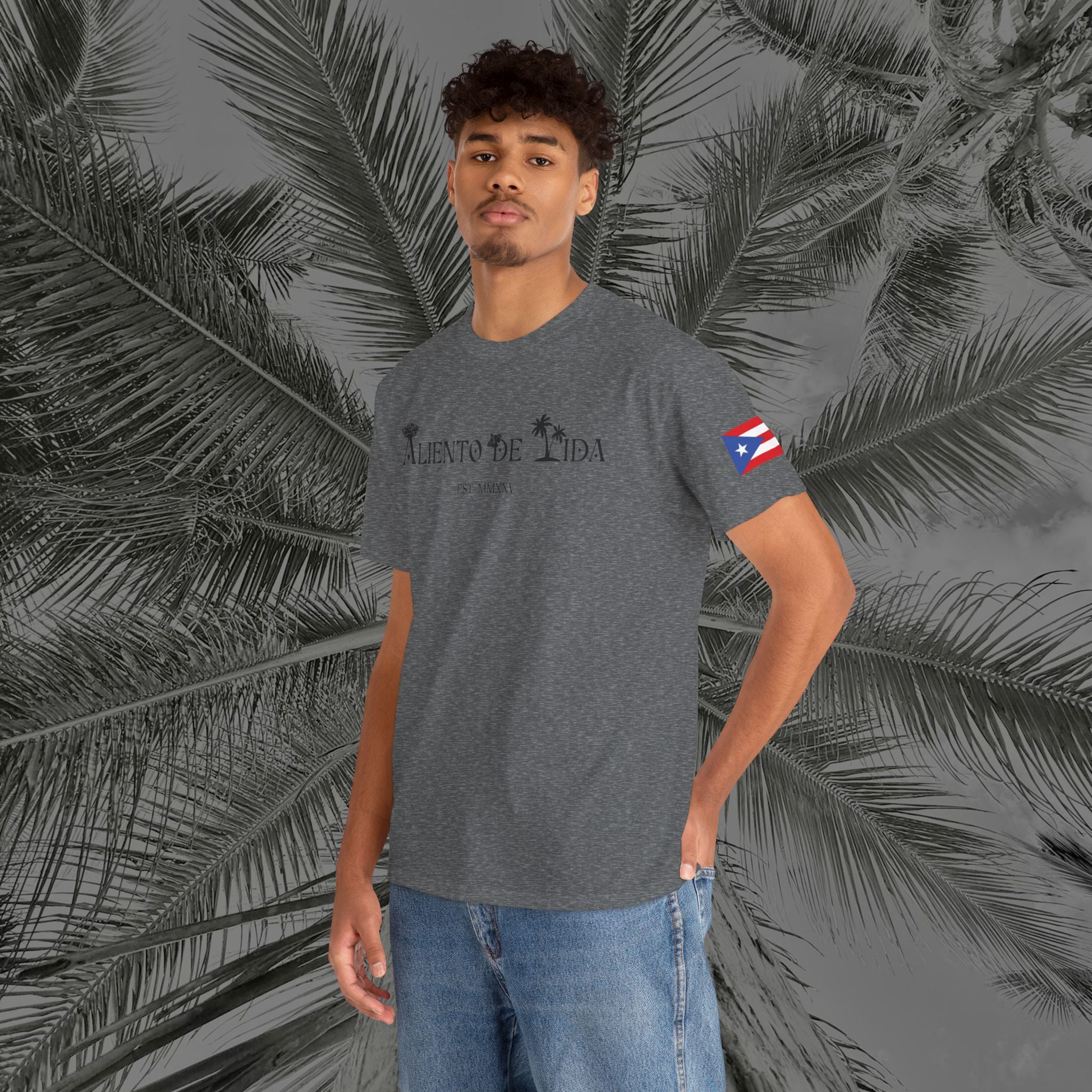 WE ARE PUERTO RICAN - PR COLLECTION - (UNISEX) Heavy Cotton Tee - Aliento De Vida
