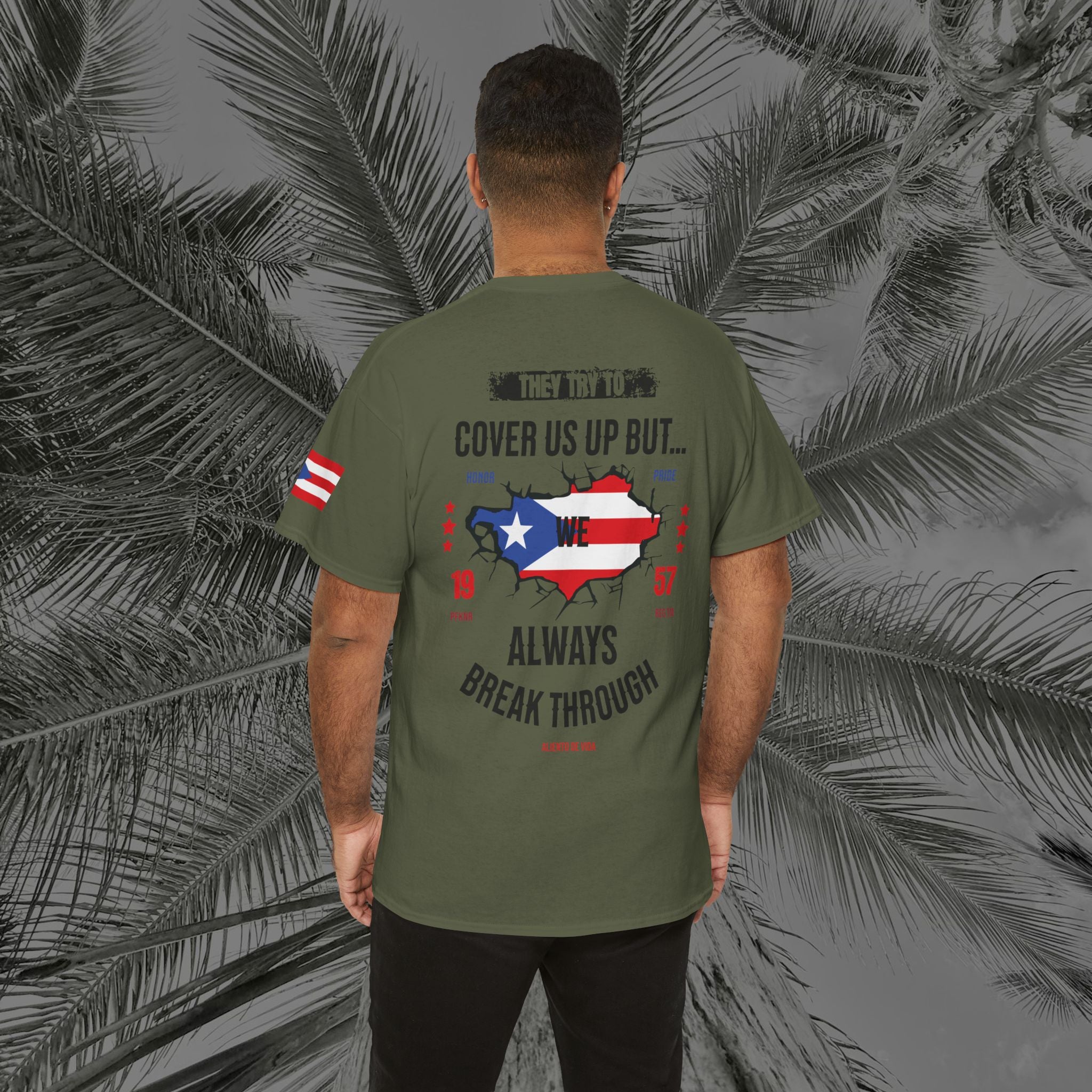 WE ARE PUERTO RICAN - PR COLLECTION - (UNISEX) Heavy Cotton Tee - Aliento De Vida