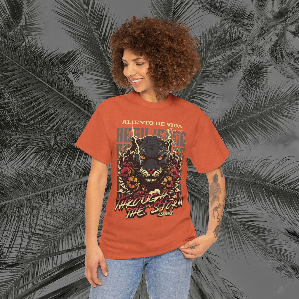Rise of the Panther - (UNISEX) Heavy Cotton Tee - Aliento De Vida
