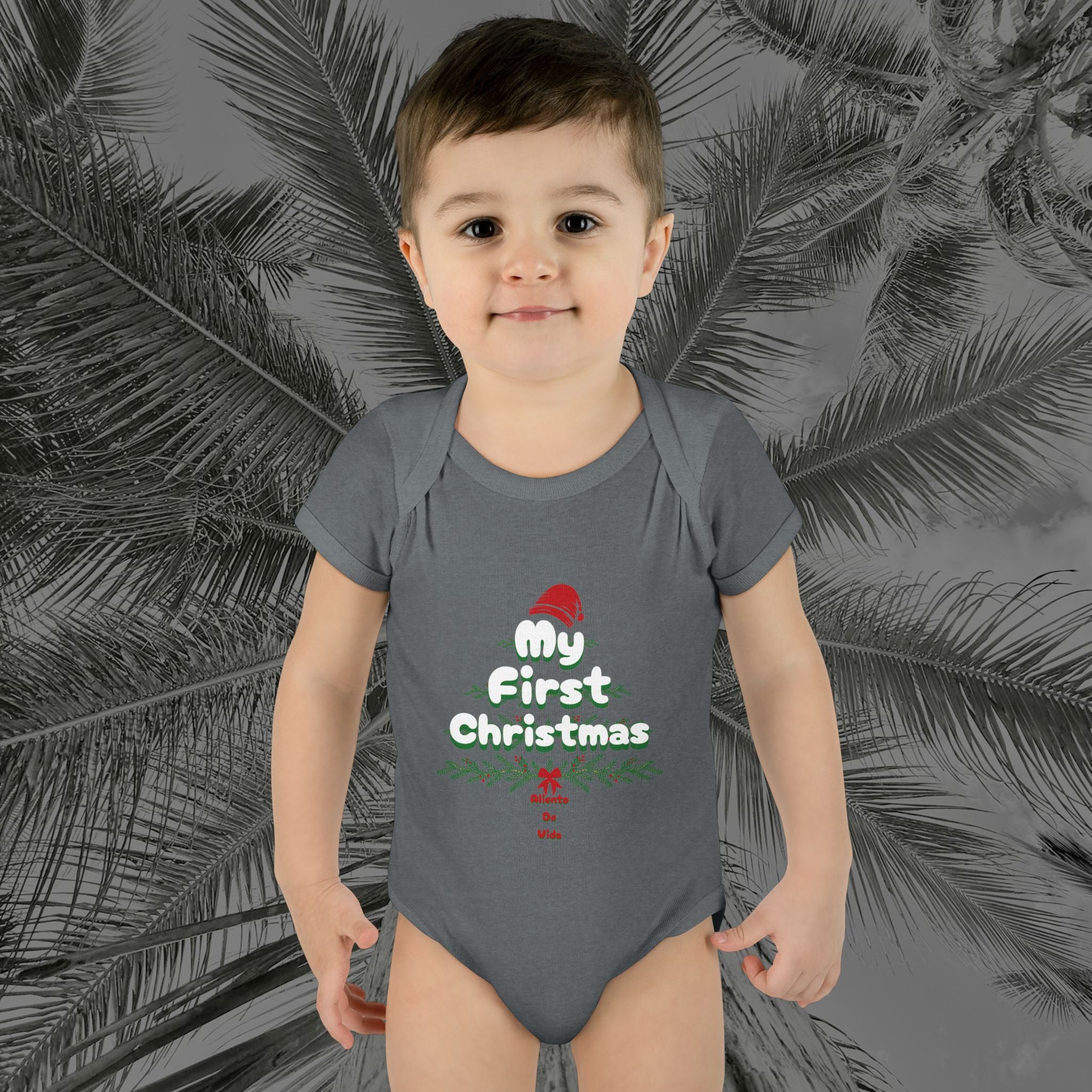 Tiny Claus in Training - (UNISEX) Baby Bodysuit / Infant Onesie - Aliento De Vida