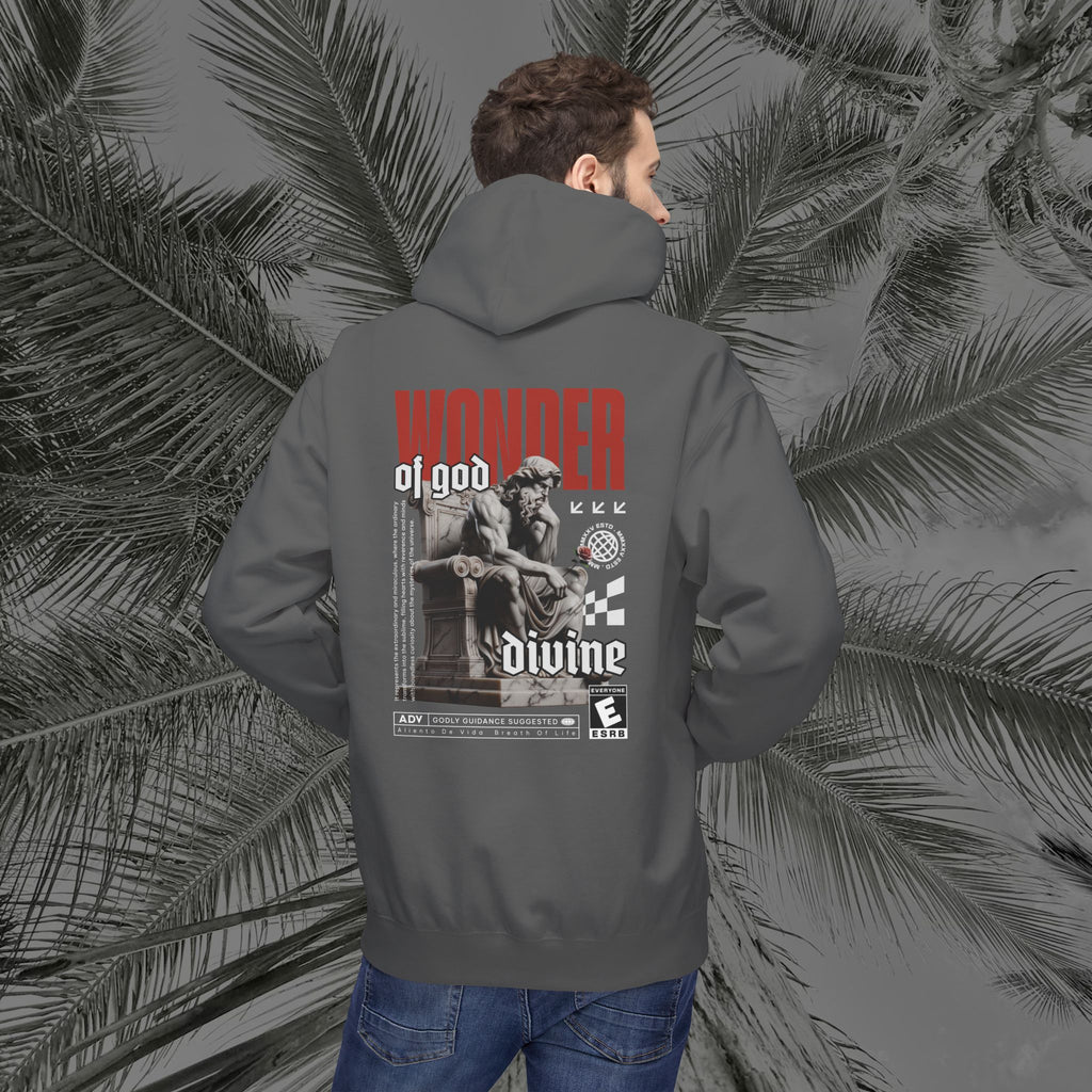 Throne of the Divine - (UNISEX) Midweight Fleece Hoodie - Aliento De Vida