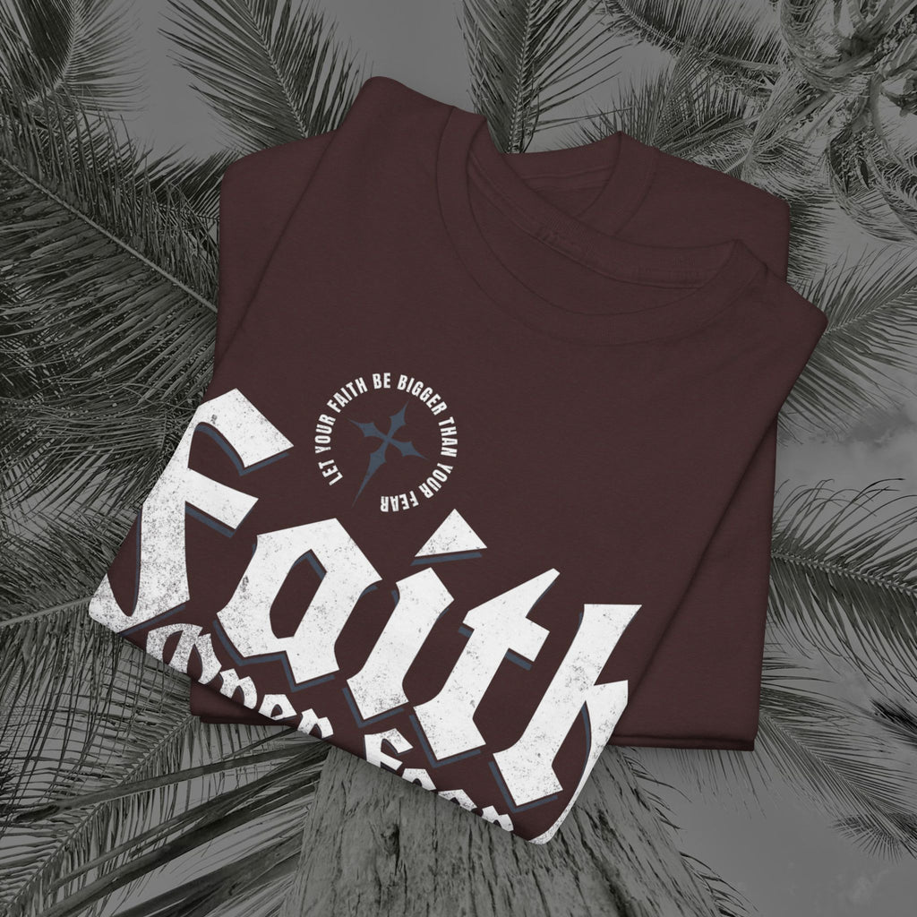 Faith Over Fear - (UNISEX) Heavy Cotton Tee - Aliento De Vida