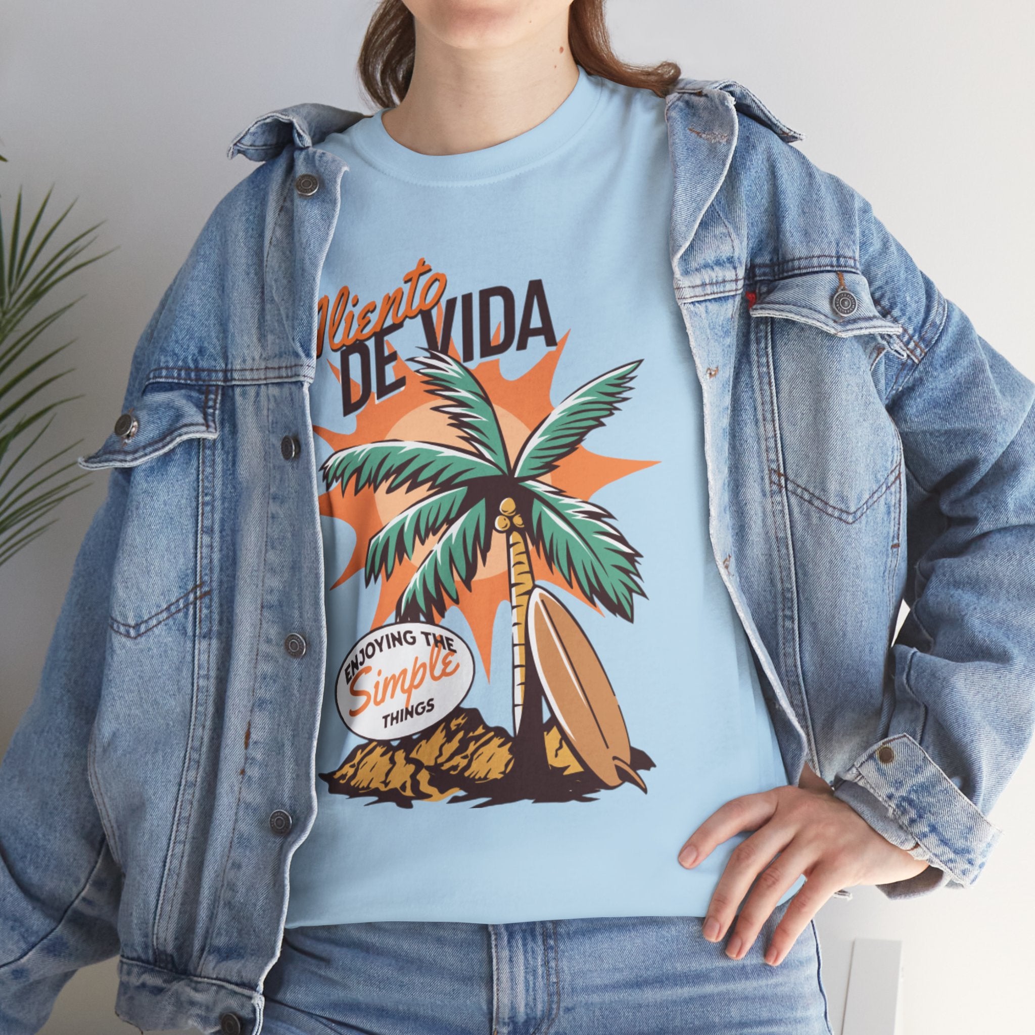 Pure Palm - (UNISEX) Heavy Cotton Tee - Aliento De Vida