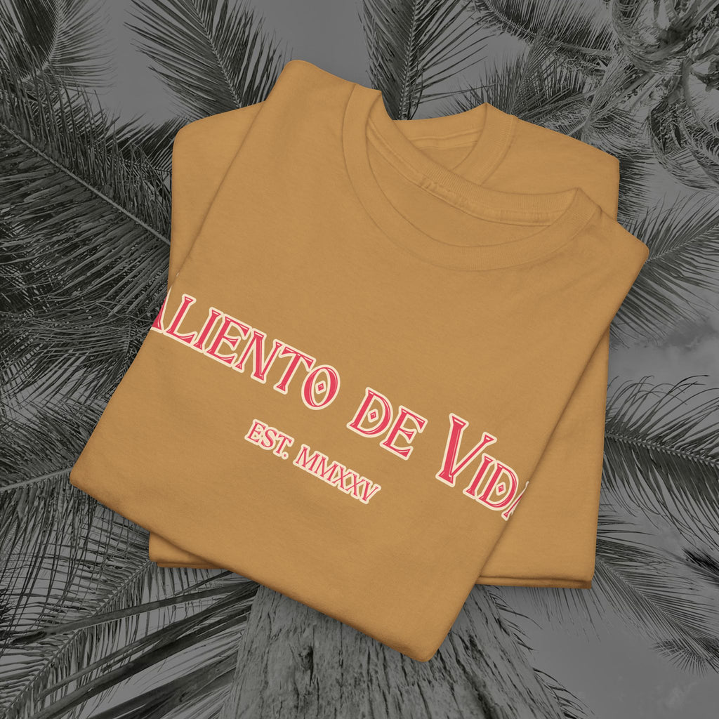 Breath Of Paradise - (UNISEX) Heavy Cotton T-Shirt - Back Design - Aliento De Vida