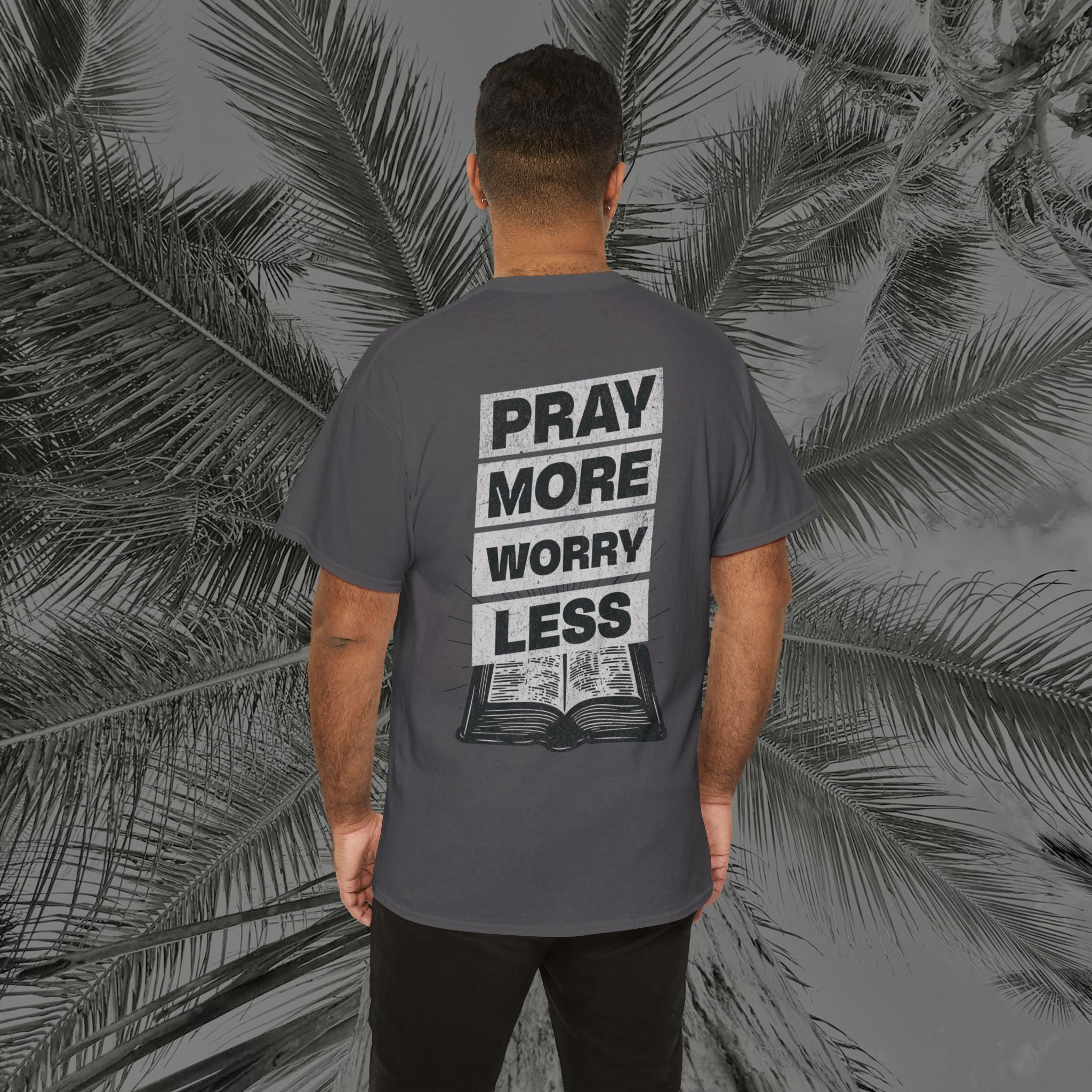Peace Through Prayer - (UNISEX) Heavy Cotton Tee - Aliento De Vida