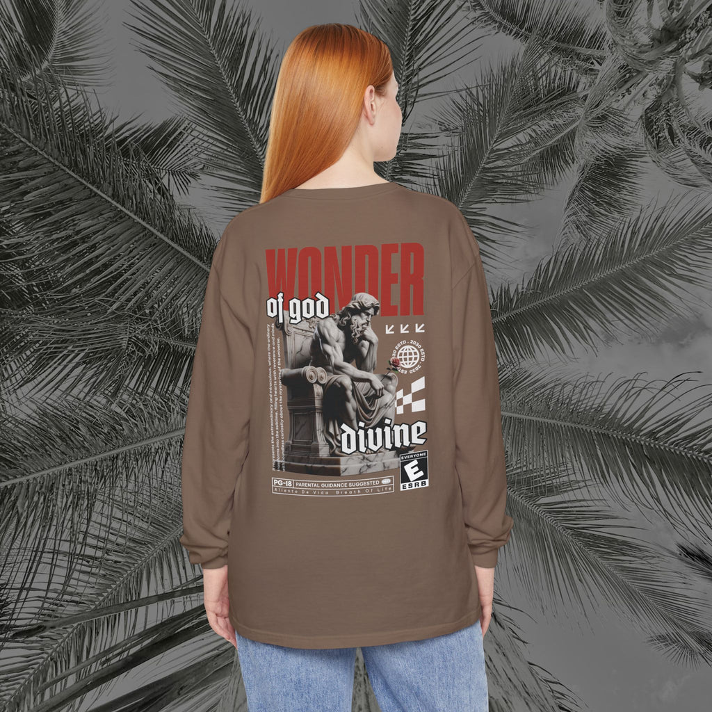 Throne of the Divine - (UNISEX) Long Sleeve Shirt - Aliento De Vida