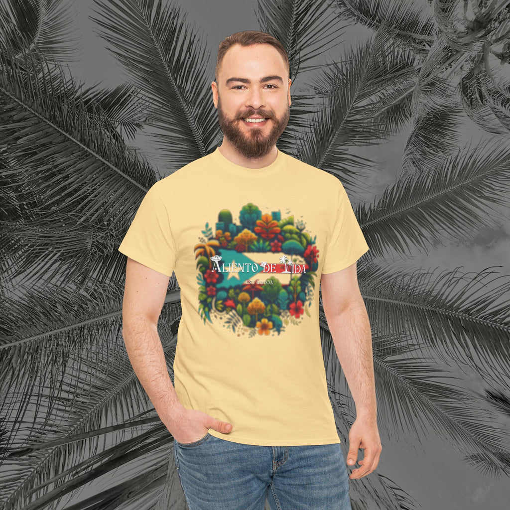 Beauty of Nature - PR COLLECTION - (UNISEX) Heavy Cotton Tee - Aliento De Vida