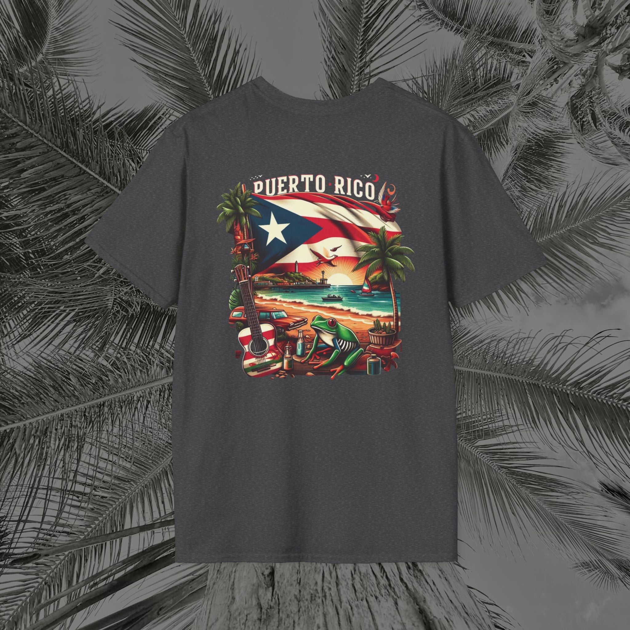 Coqui De La Playa - PR COLLECTION - (UNISEX) T-Shirt - Aliento De Vida