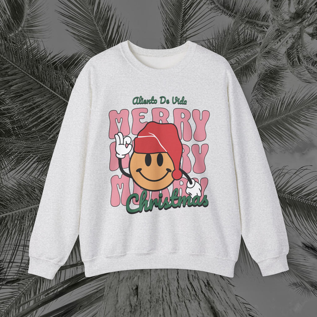 Happy Holidays - Cozy Crewneck Sweatshirt - Aliento De Vida