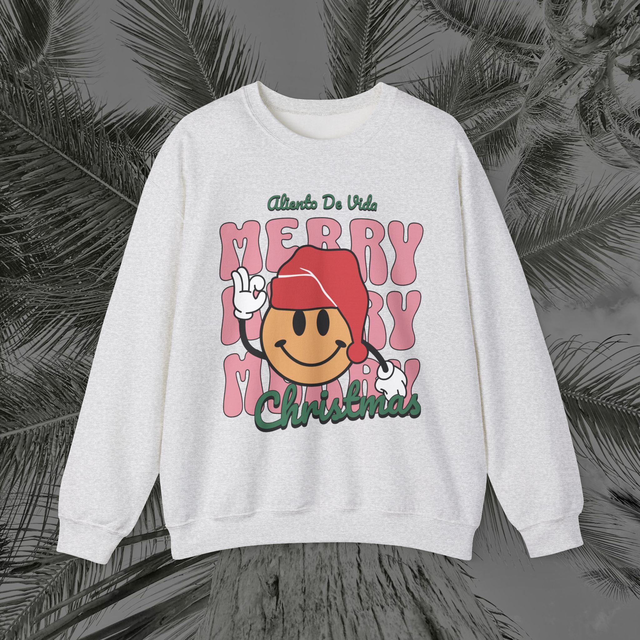 Happy Holidays - Cozy Crewneck Sweatshirt - Aliento De Vida