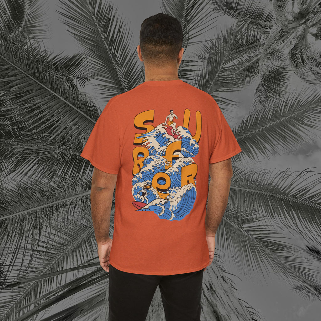 Ocean Motion - (UNISEX) Heavy Cotton Tee - Aliento De Vida