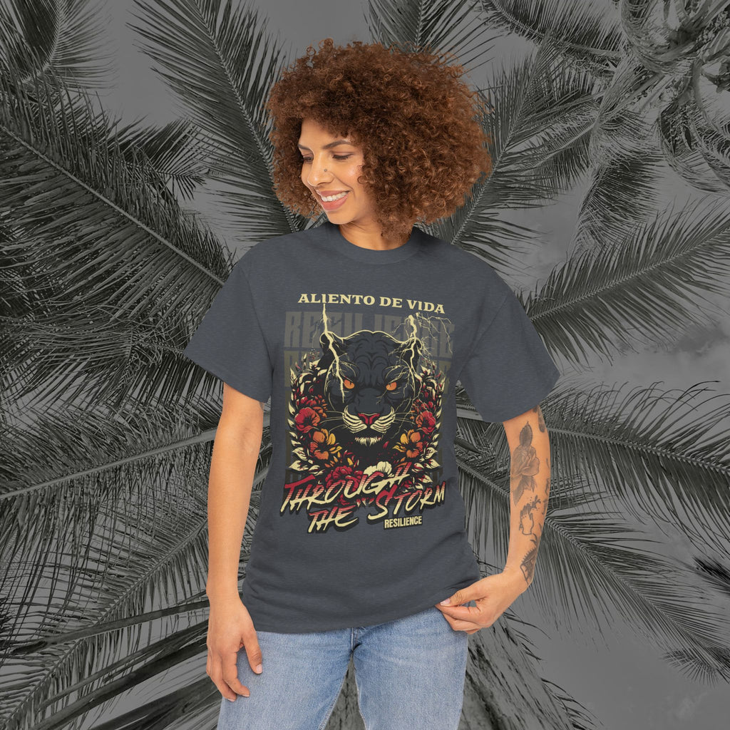 Rise of the Panther - (UNISEX) Heavy Cotton Tee - Aliento De Vida