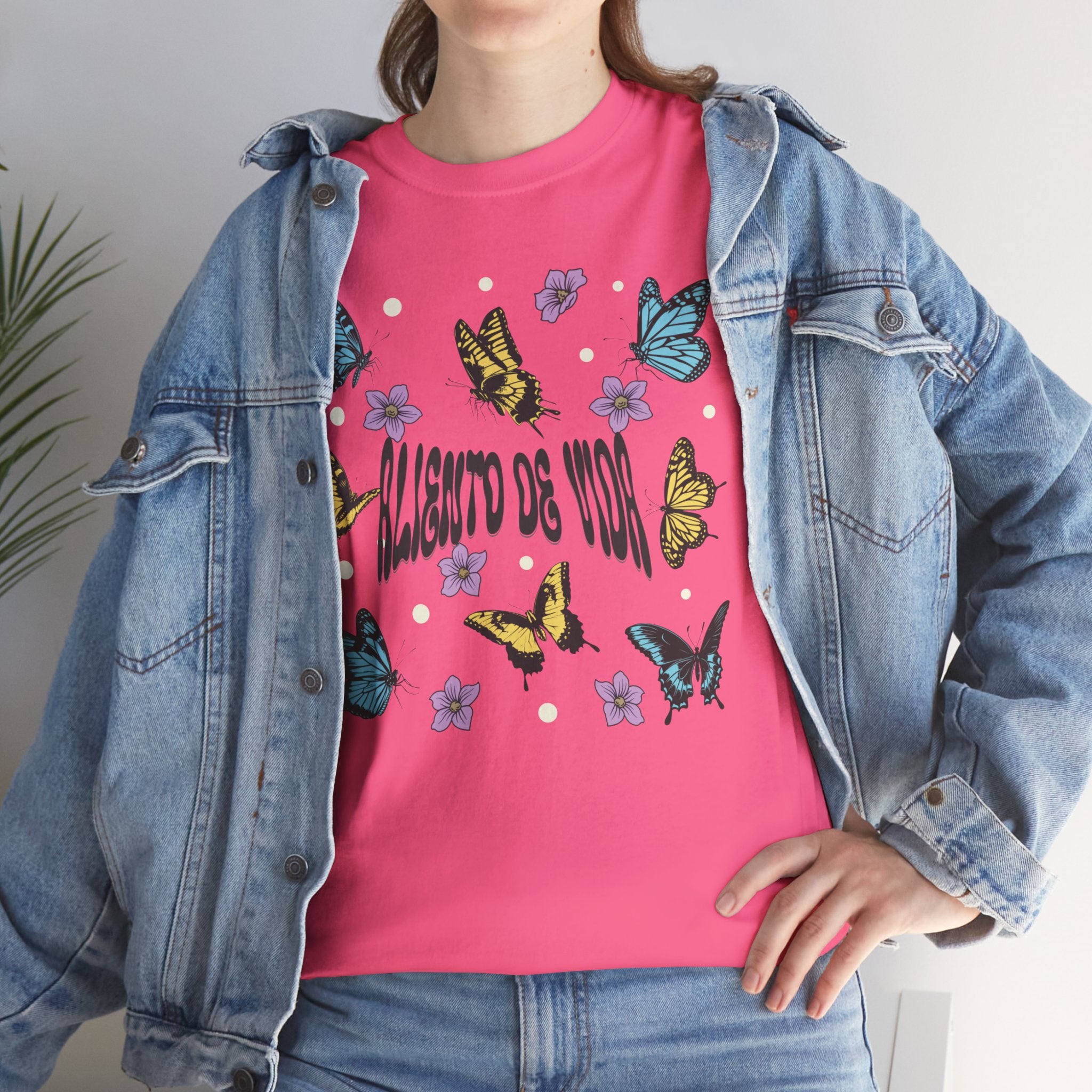 Butterfly Effect #2 - (UNISEX) Heavy Cotton T-Shirt - Aliento De Vida
