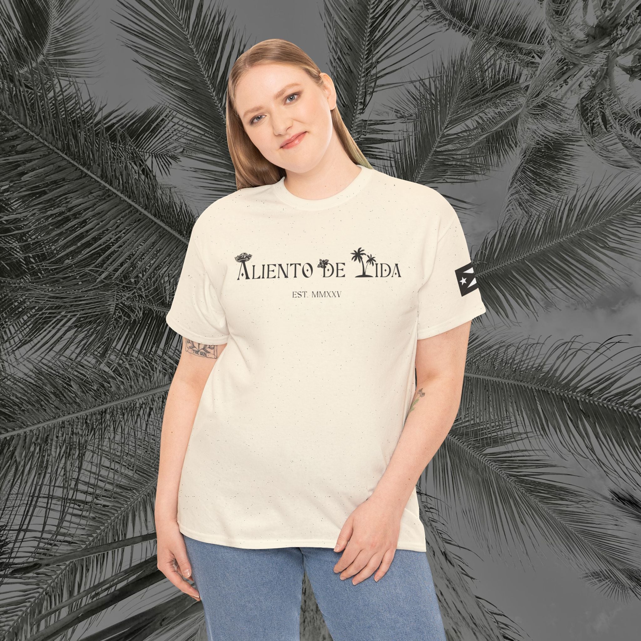 Frog Of The Island - PR COLLECTION - (UNISEX) Heavy Cotton Tee - Aliento De Vida