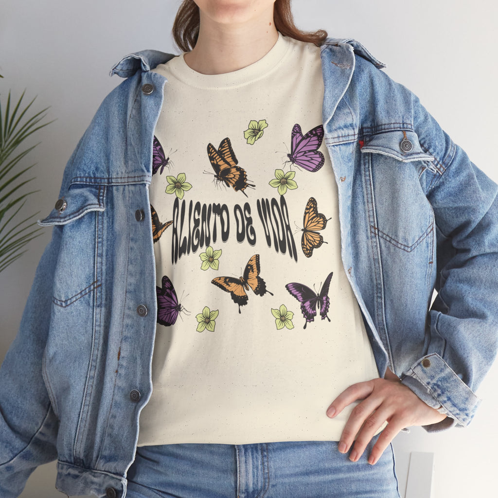 Butterfly Effect - (UNISEX) Heavy Cotton T-Shirt - Aliento De Vida