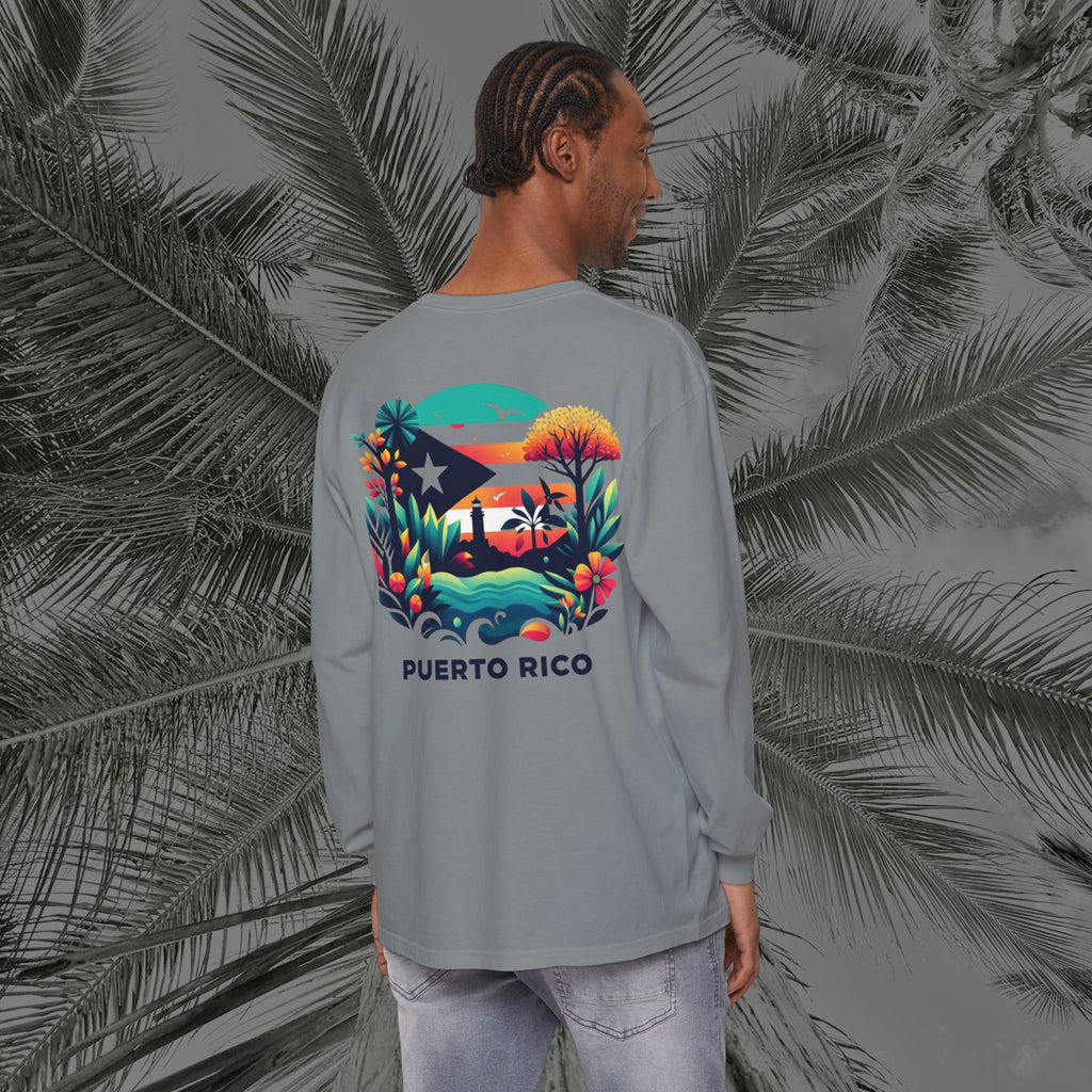 Isla Vibrante - (UNISEX) Long Sleeve T-Shirt - Aliento De Vida