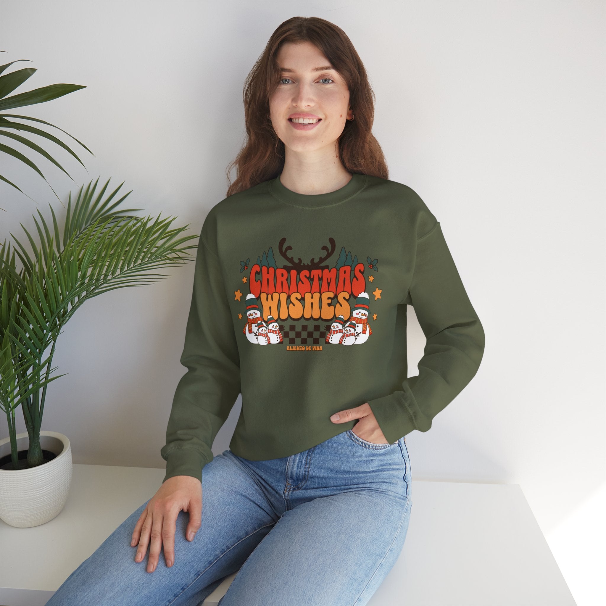 Chillin’ With My Snowmies - (UNISEX) Cozy Crewneck Sweatshirt - Aliento De Vida