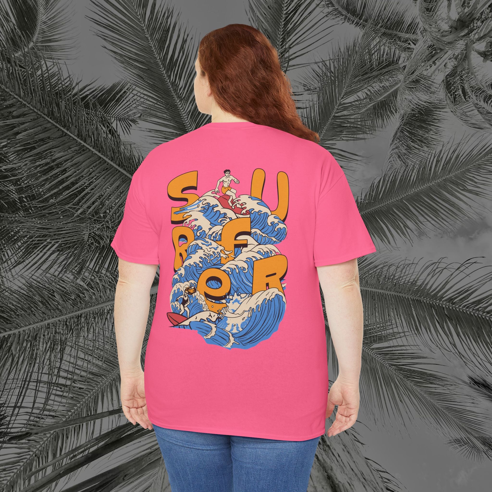 Ocean Motion - (UNISEX) Heavy Cotton Tee - Aliento De Vida