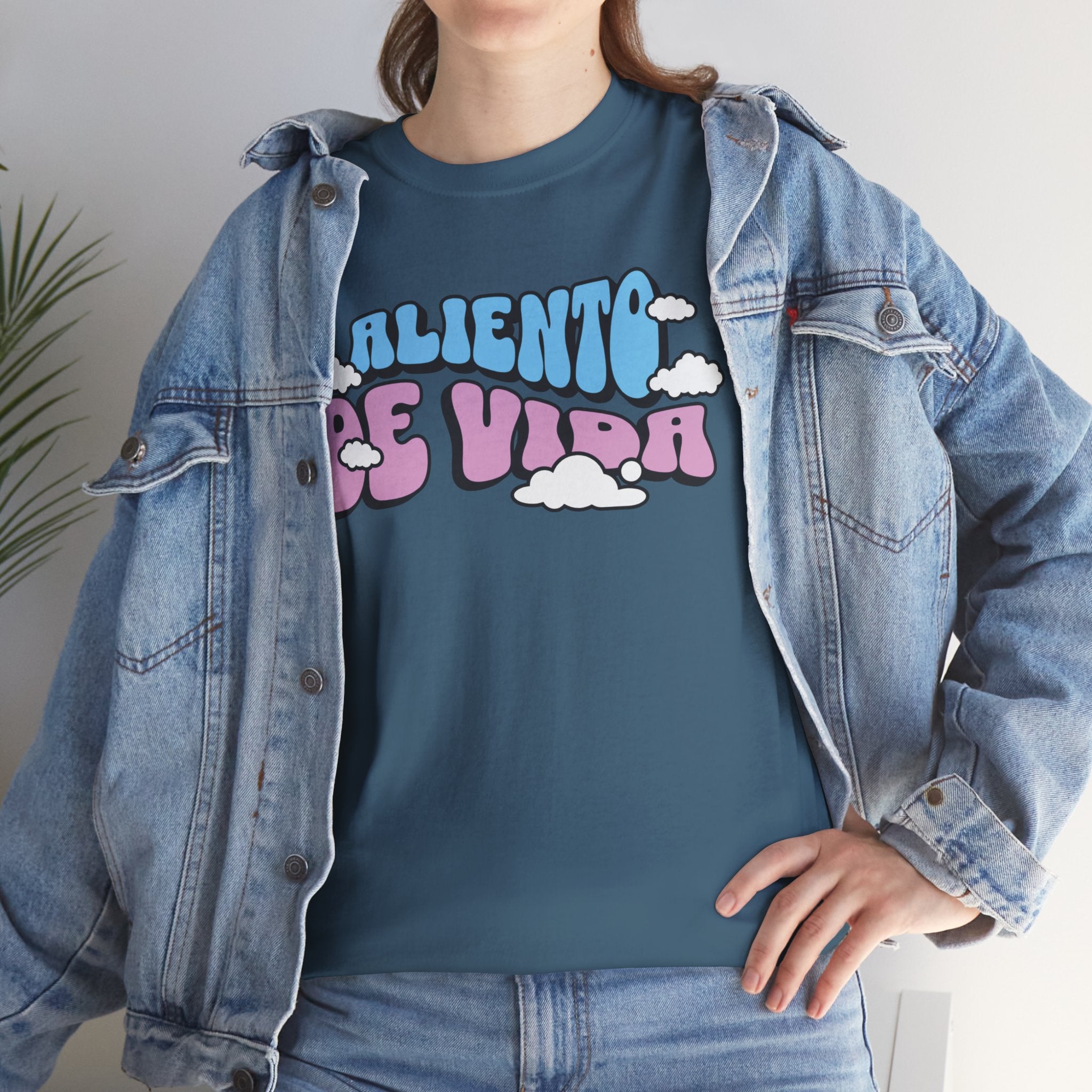 Clouds #3 - (UNISEX) Heavy Cotton T-Shirt - Aliento De Vida