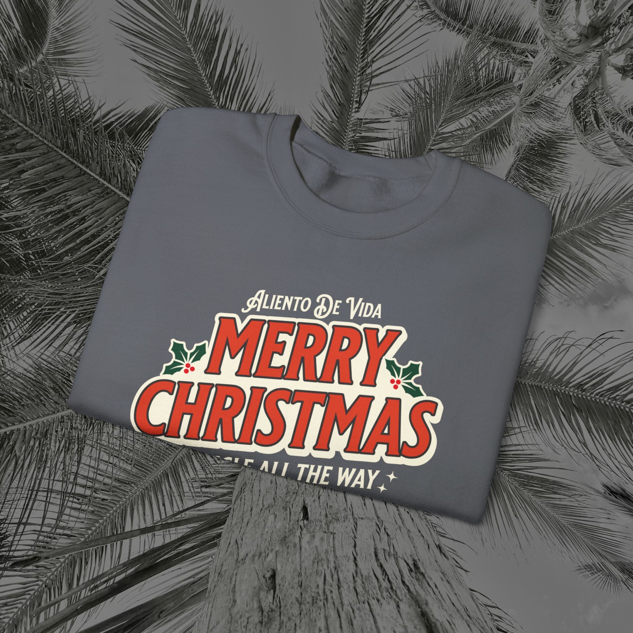 Merry Christmas - (UNISEX) Cozy Crewneck Sweatshirt - Aliento De Vida