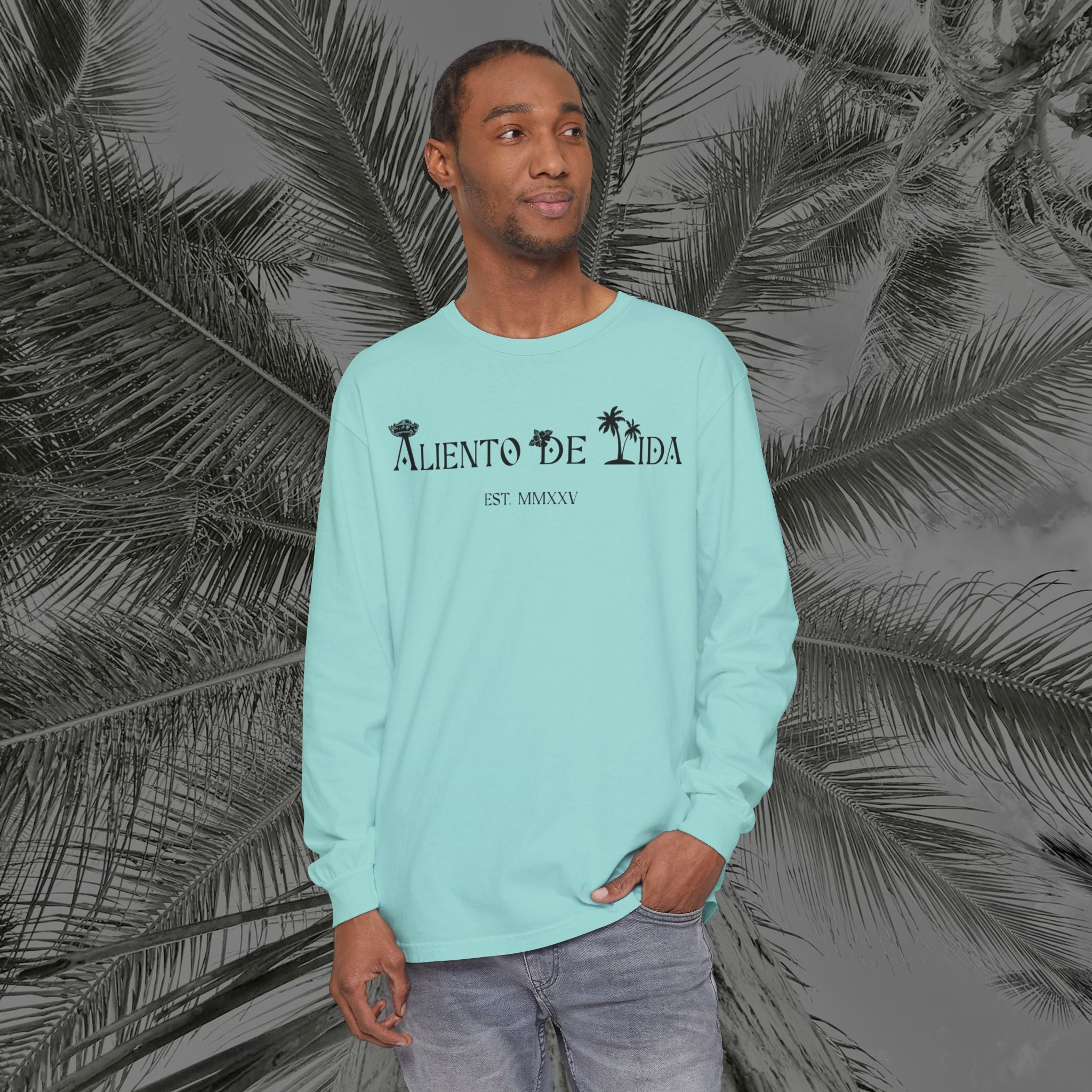 Isla Vibrante - (UNISEX) Long Sleeve T-Shirt - Aliento De Vida