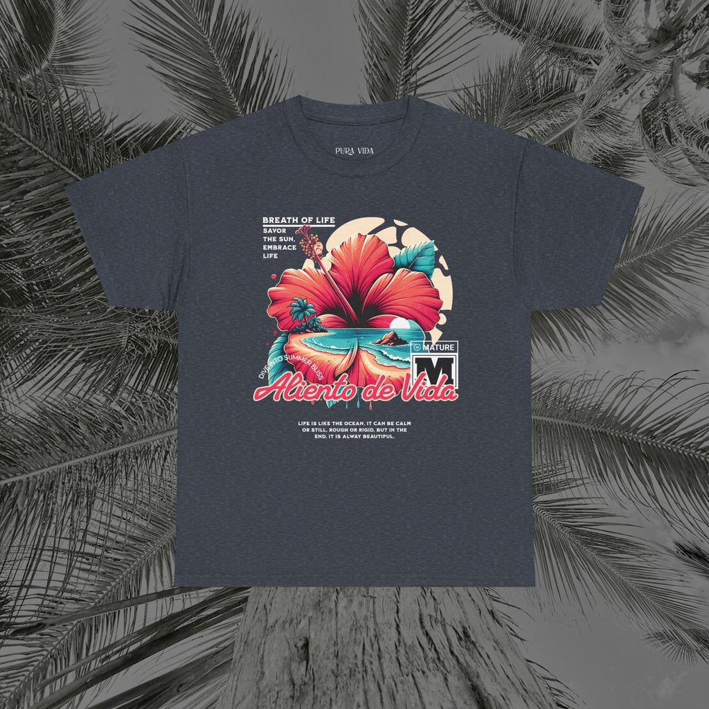 Breath Of Paradise - (UNISEX) Heavy Cotton T-Shirt - Aliento De Vida