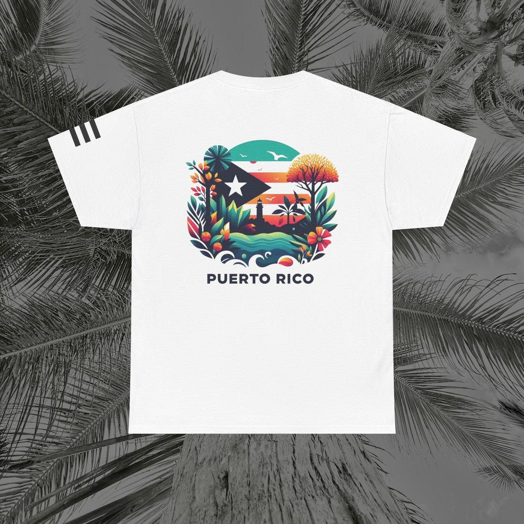 Isla Vibrante - PR COLLECTION - (UNISEX) Heavy Cotton Tee - Aliento De Vida