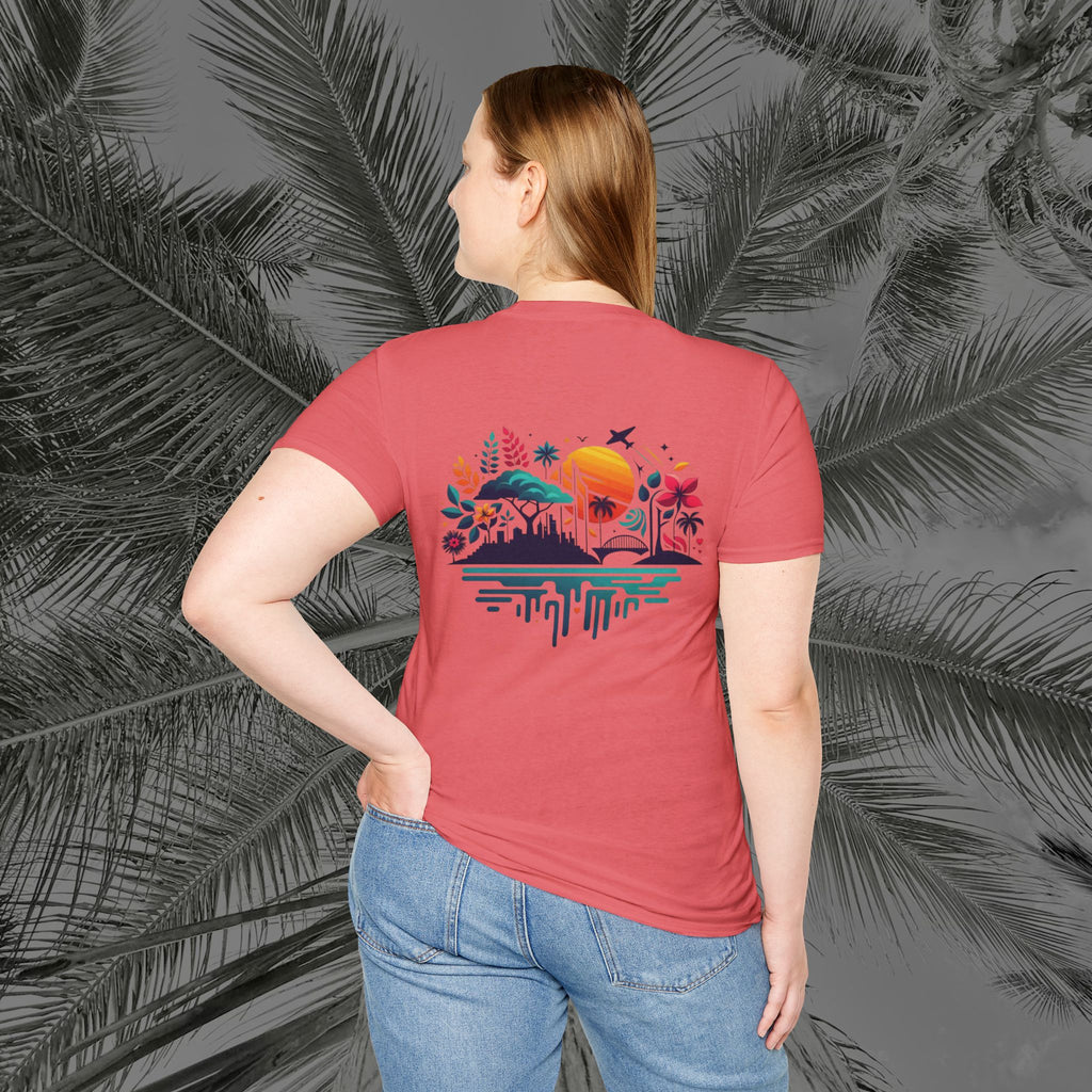 Vibrant Vibes - (UNISEX) Soft style T-Shirt - Aliento De Vida