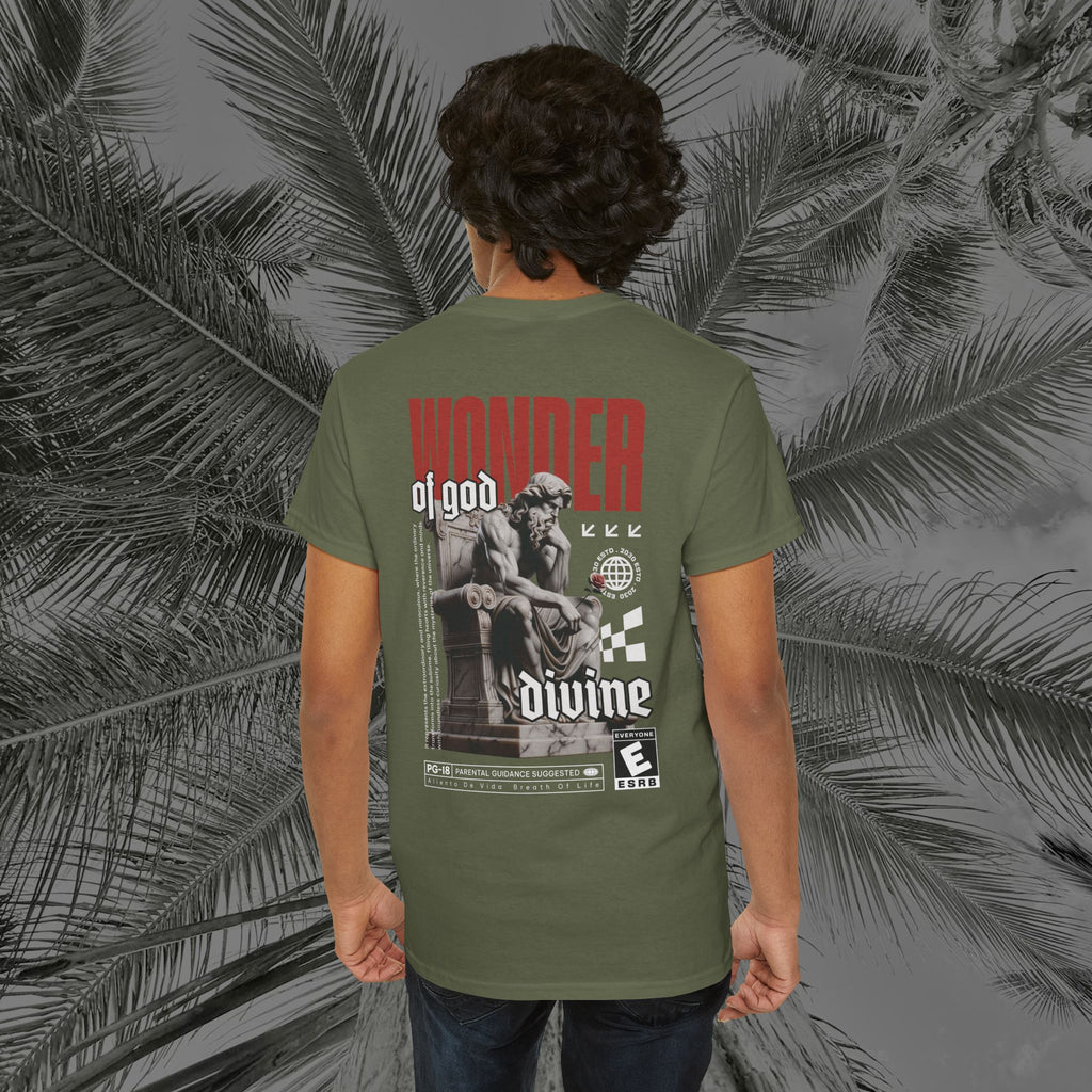 Throne of the Divine - (UNSEX) Heavy Cotton T-Shirt - Aliento De Vida