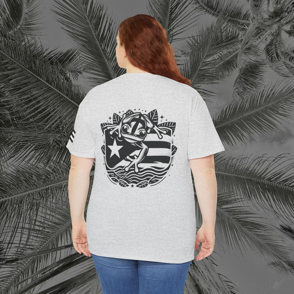 Frog Of The Island - PR COLLECTION - (UNISEX) Heavy Cotton Tee - Aliento De Vida