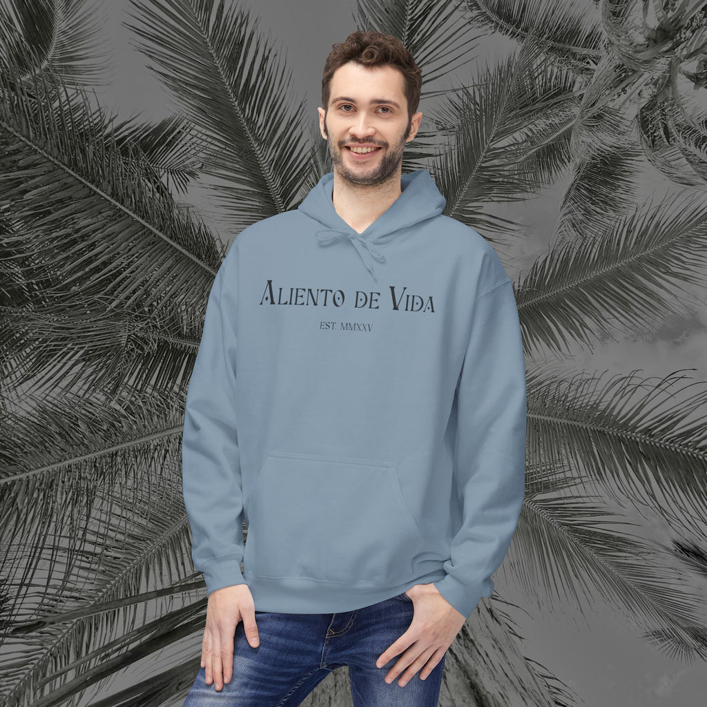 Wings of Grace - (UNISEX) Midweight Fleece Hoodie- Aliento De Vida