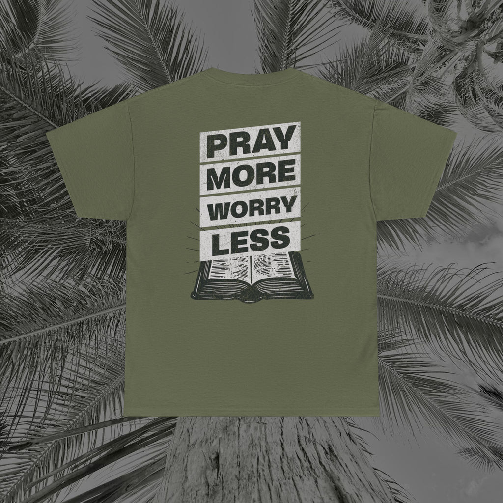 Peace Through Prayer - (UNISEX) Heavy Cotton Tee - Aliento De Vida