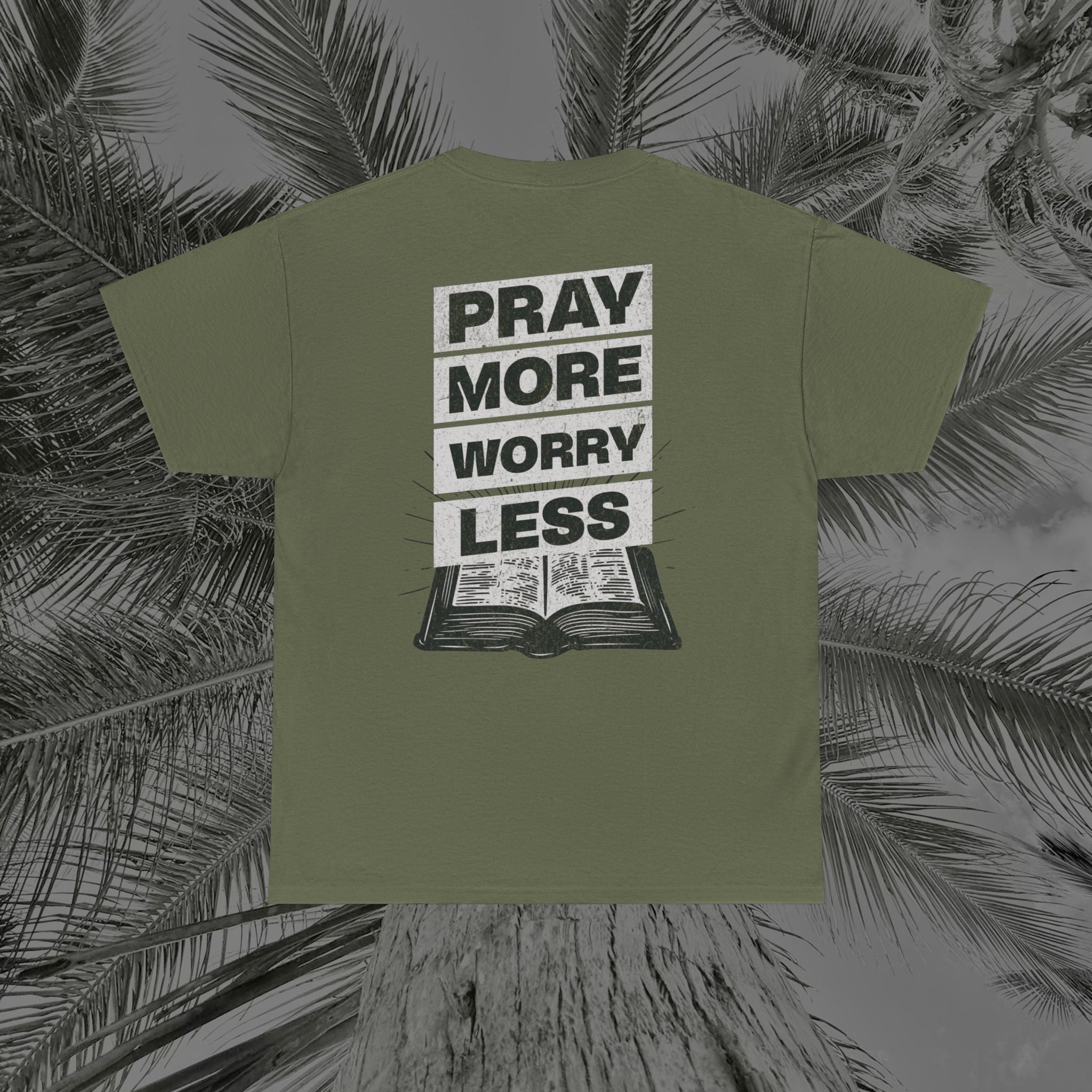Peace Through Prayer - (UNISEX) Heavy Cotton Tee - Aliento De Vida