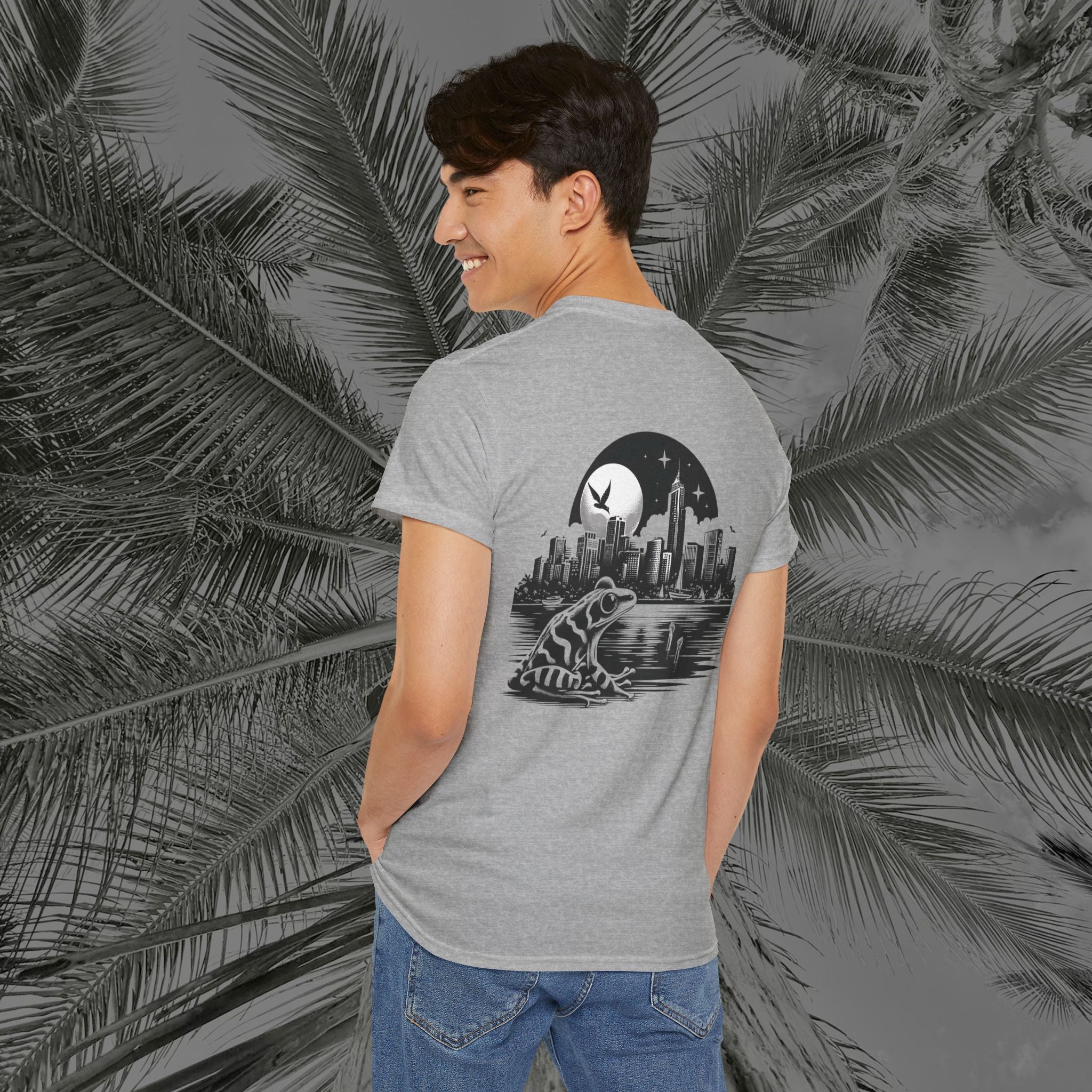 Urban Amphibian - (UNISEX) Heavy Cotton Tee - Aliento De Vida