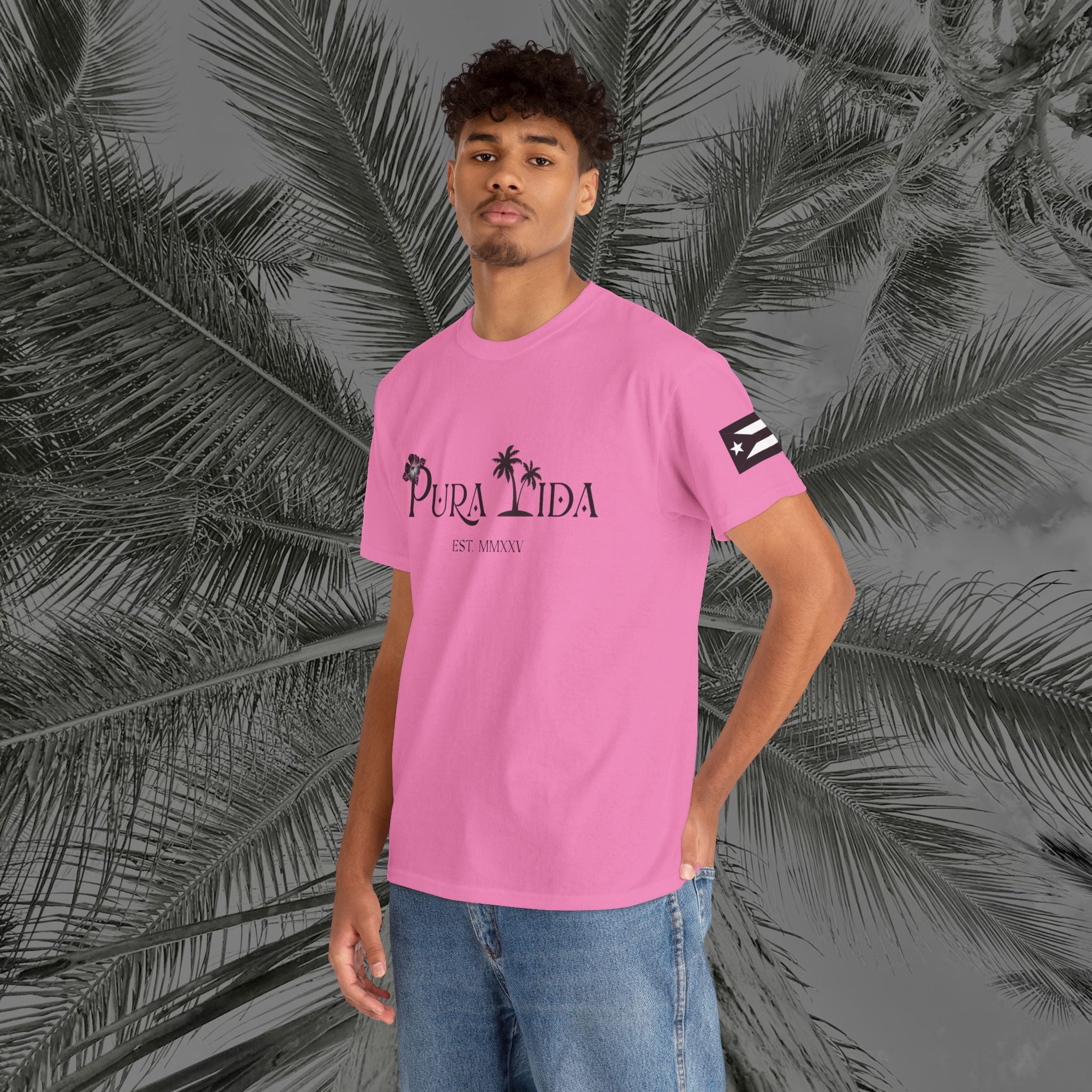 Isla Vibrante - PR COLLECTION - (UNISEX) Heavy Cotton Tee - Aliento De Vida