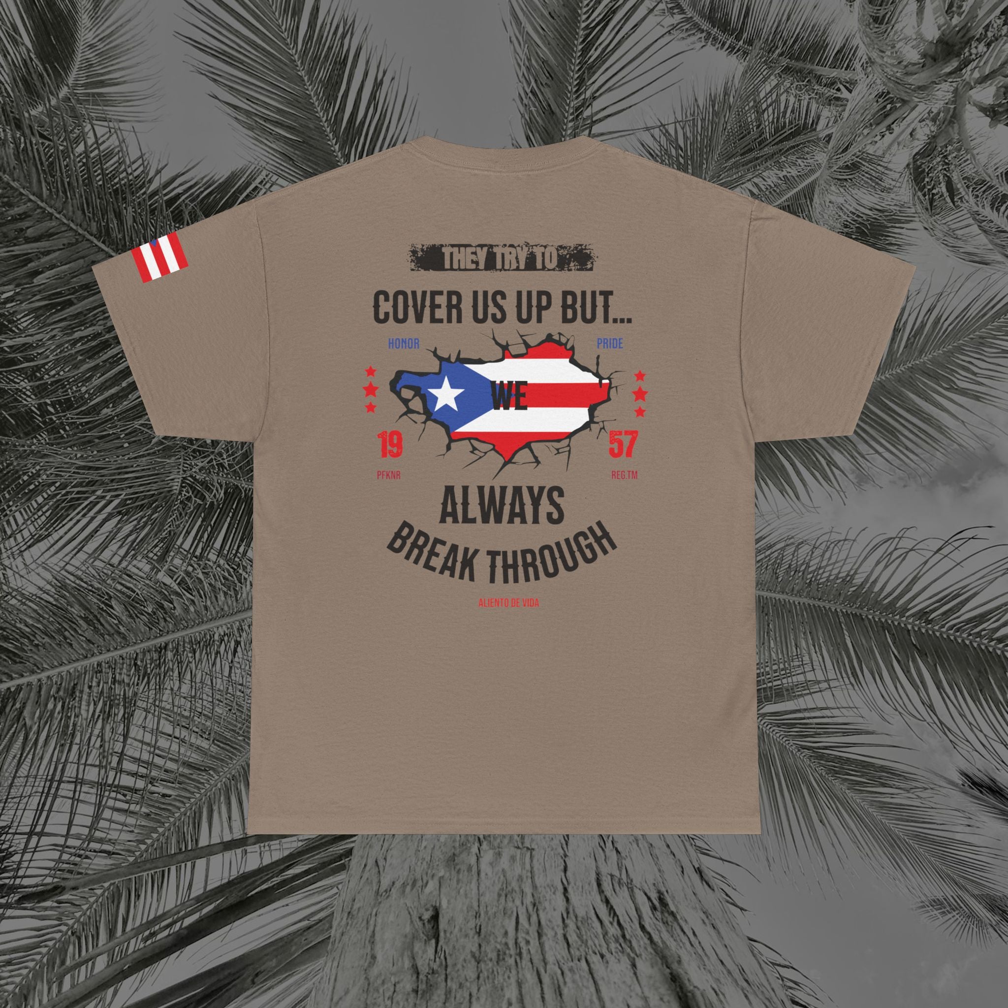 WE ARE PUERTO RICAN - PR COLLECTION - (UNISEX) Heavy Cotton Tee - Aliento De Vida
