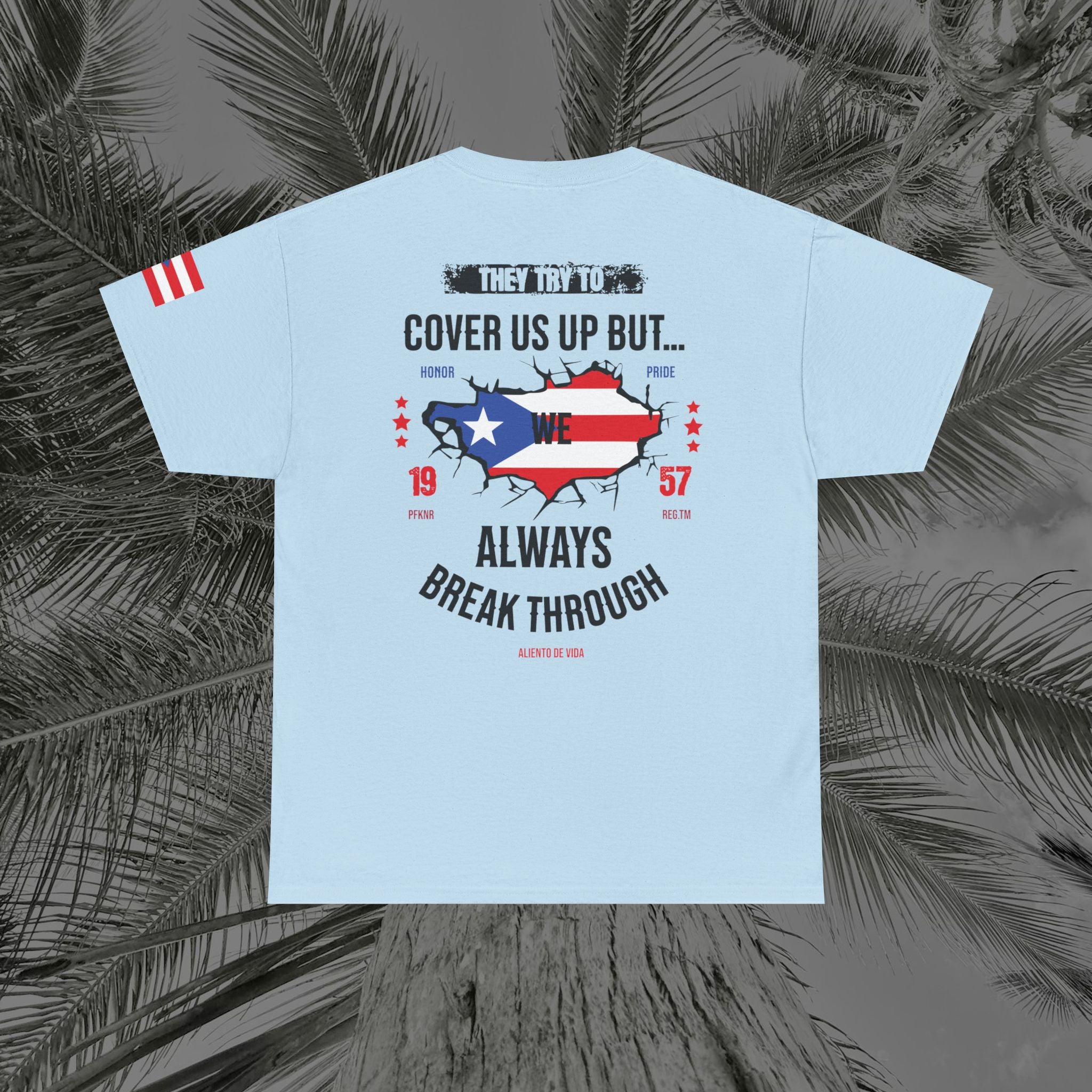 WE ARE PUERTO RICAN - PR COLLECTION - (UNISEX) Heavy Cotton Tee - Aliento De Vida