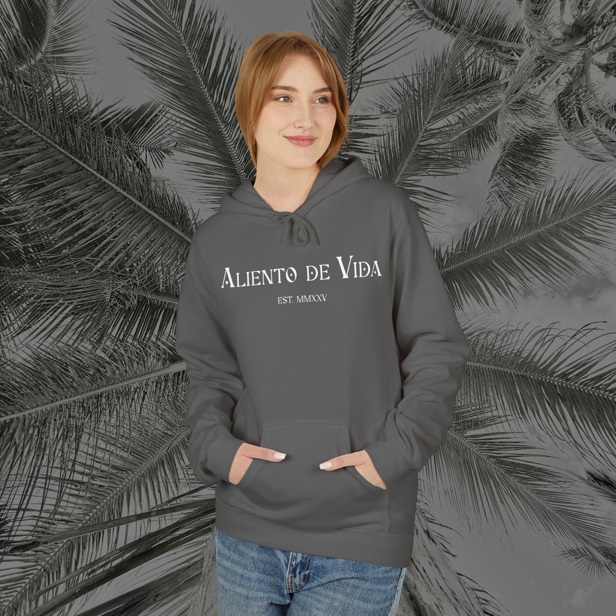 Throne of the Divine - (UNISEX) Midweight Fleece Hoodie - Aliento De Vida