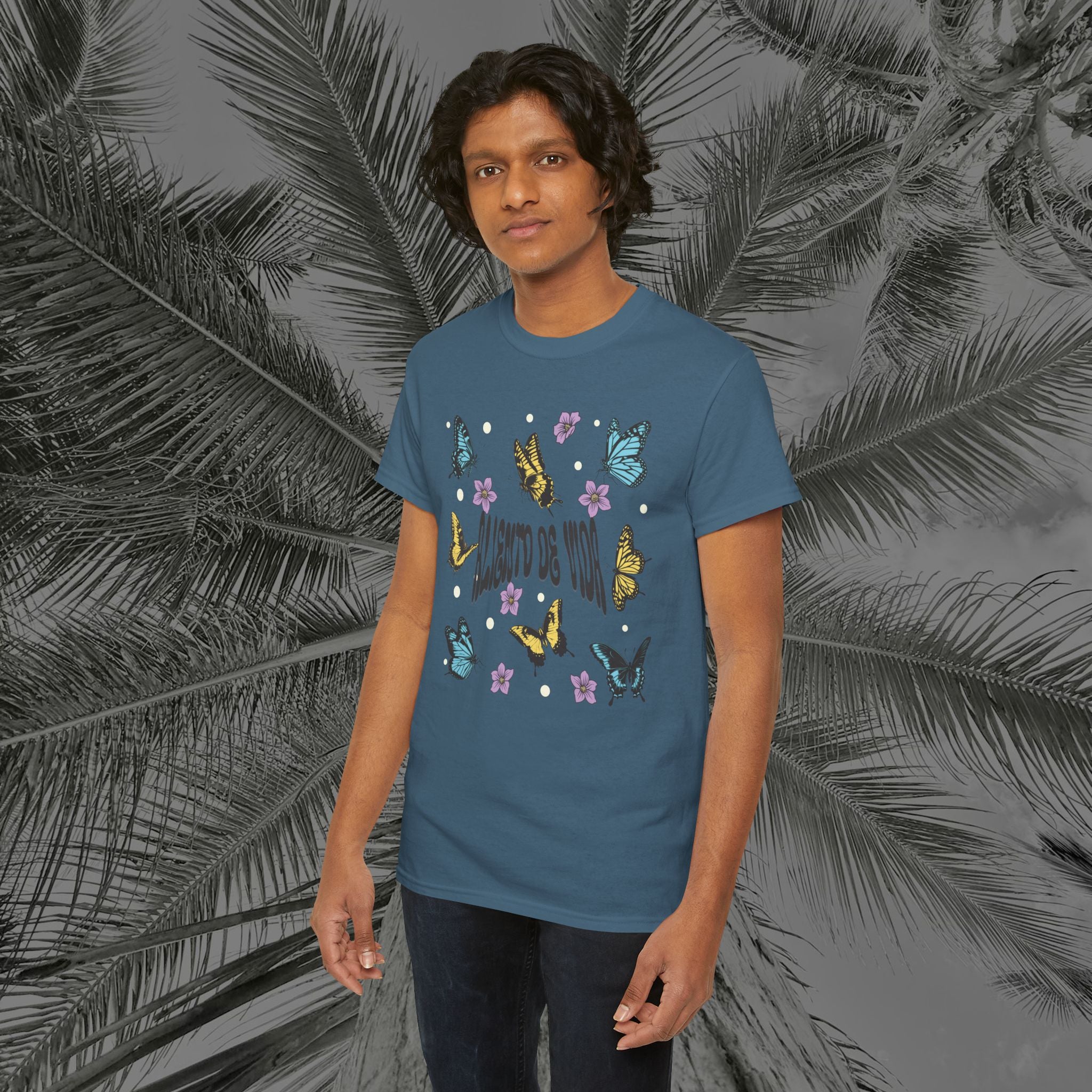 Butterfly Effect #2 - (UNISEX) Heavy Cotton T-Shirt - Aliento De Vida