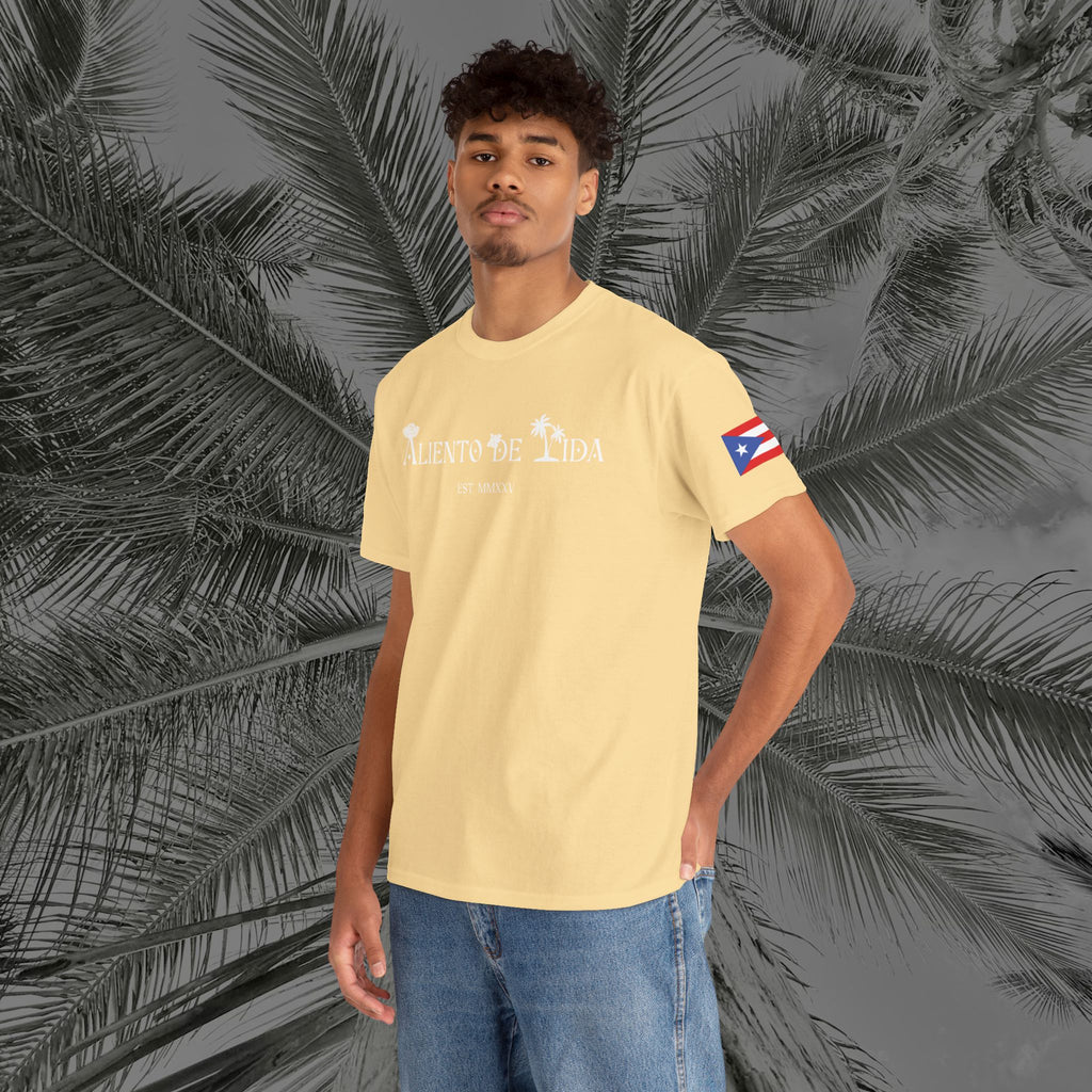 Crack Open A Unique Medalla - PR COLLECTION - (UNISEX) Heavy Cotton Tee - Aliento De Vida