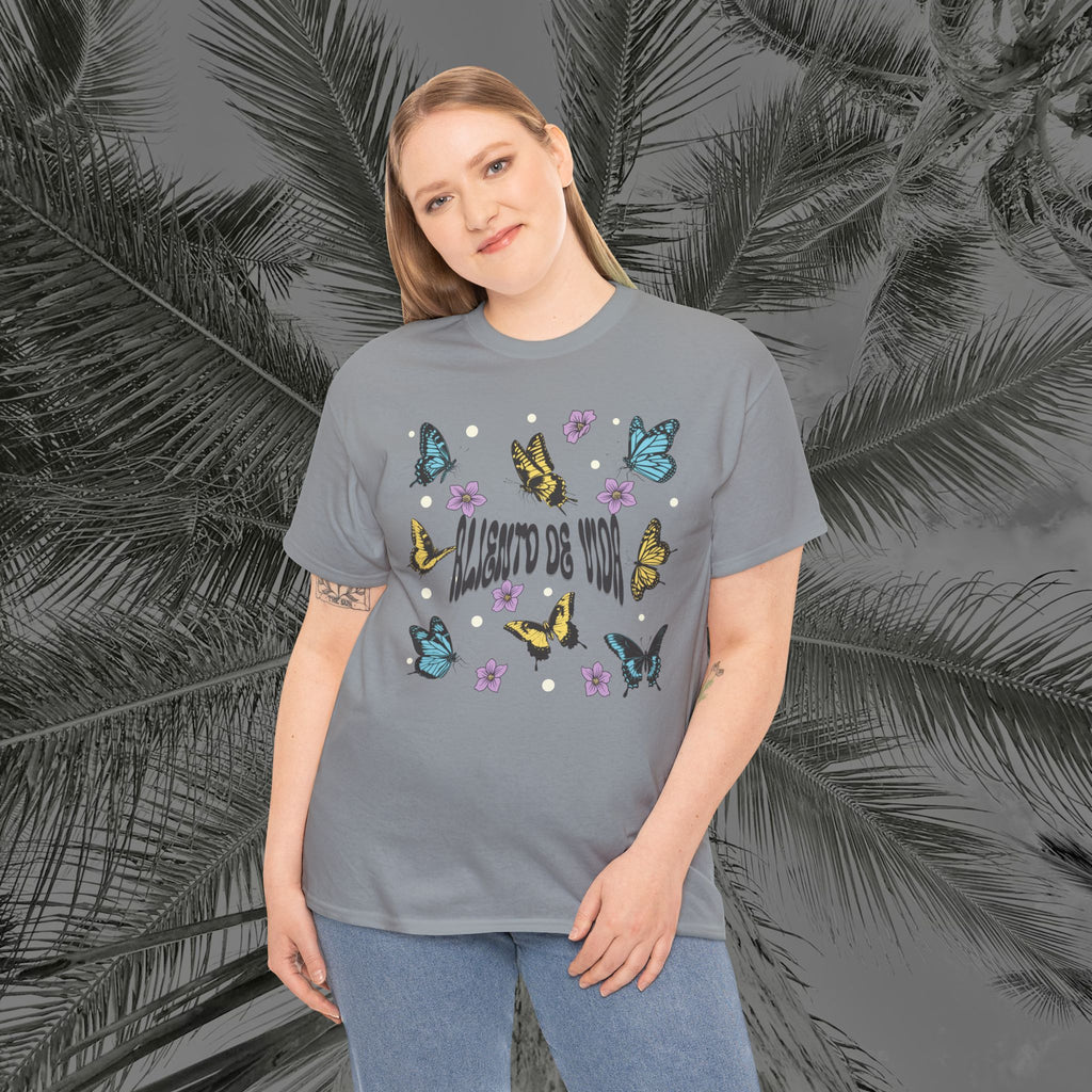 Butterfly Effect #2 - (UNISEX) Heavy Cotton T-Shirt - Aliento De Vida