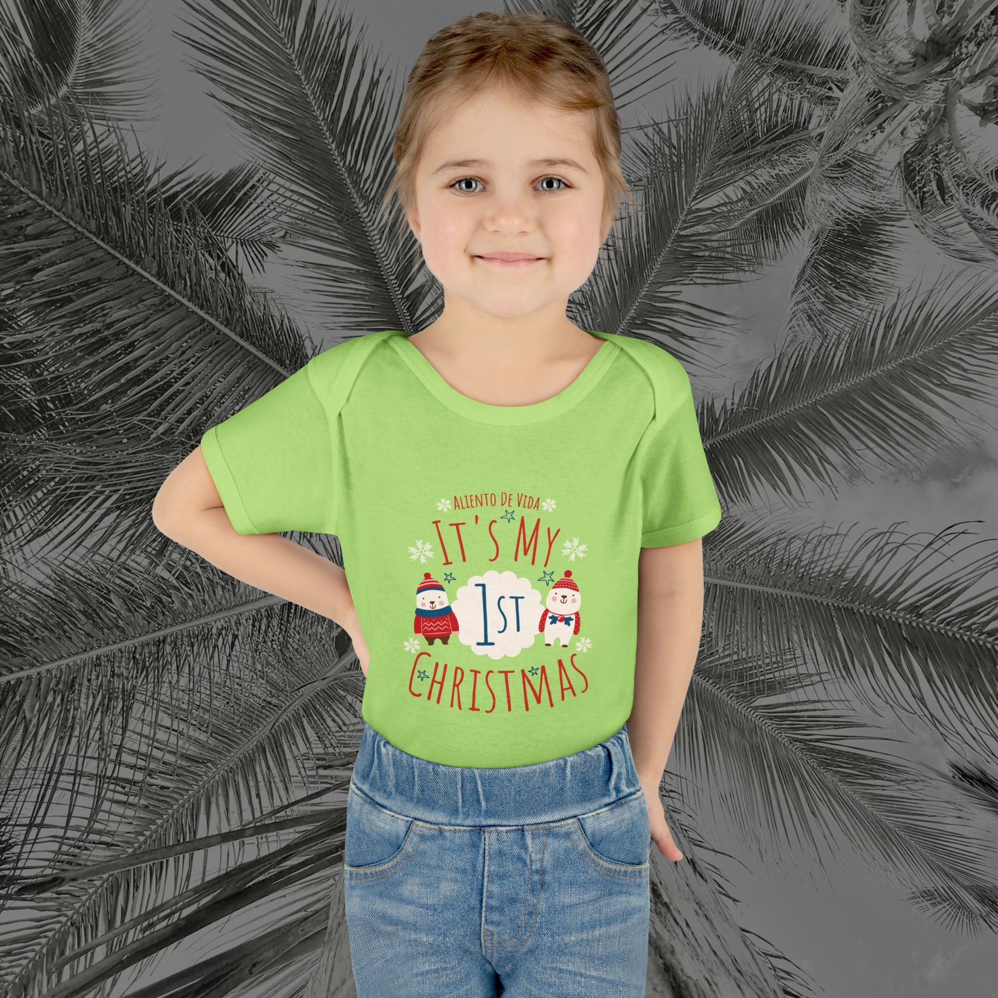 Little North Pole Newbie - (UNISEX) Baby Bodysuit / Infant Onesie - Aliento De Vida