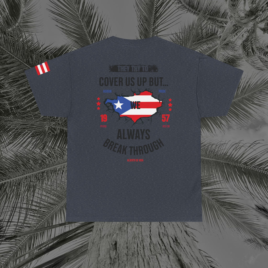 WE ARE PUERTO RICAN - PR COLLECTION - (UNISEX) Heavy Cotton Tee - Aliento De Vida