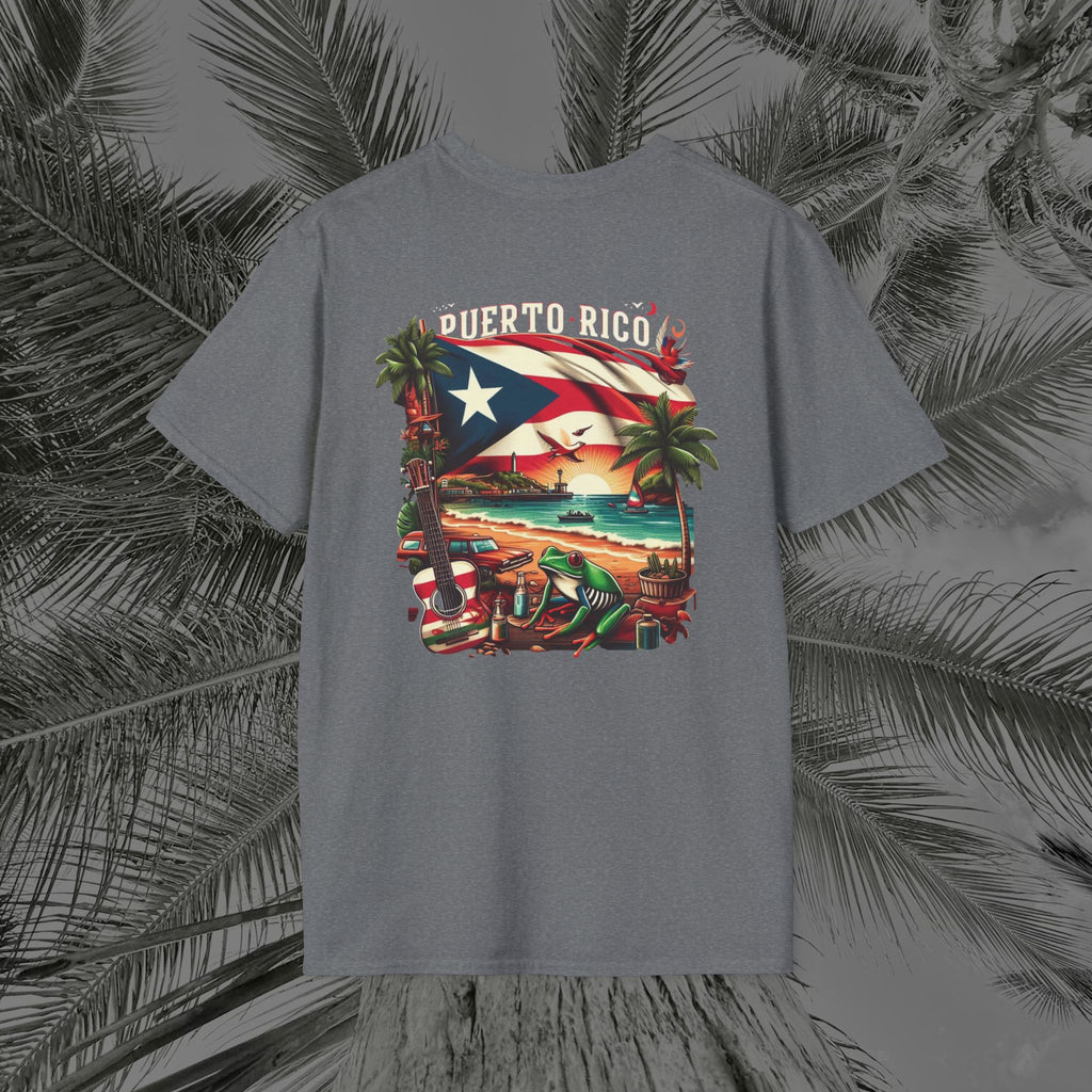 Coqui De La Playa - PR COLLECTION - (UNISEX) T-Shirt - Aliento De Vida