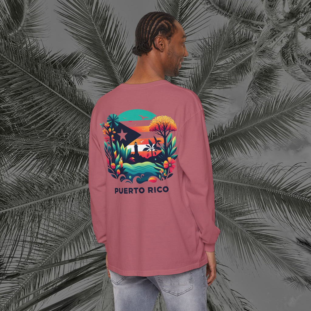 Isla Vibrante - (UNISEX) Long Sleeve T-Shirt - Aliento De Vida