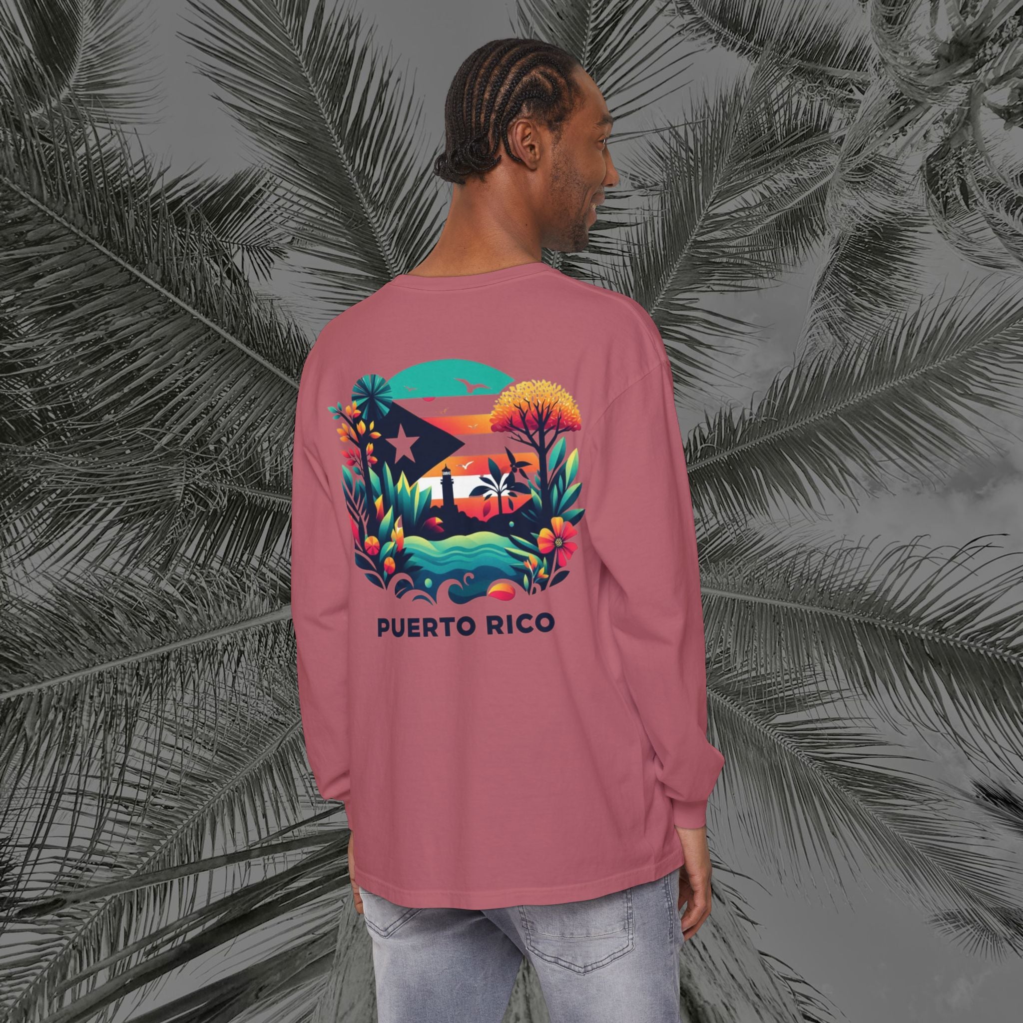 Isla Vibrante - (UNISEX) Long Sleeve T-Shirt - Aliento De Vida